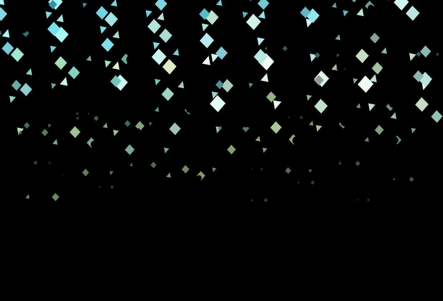 Dark blue, yellow vector pattern in polygonal style with circles.
