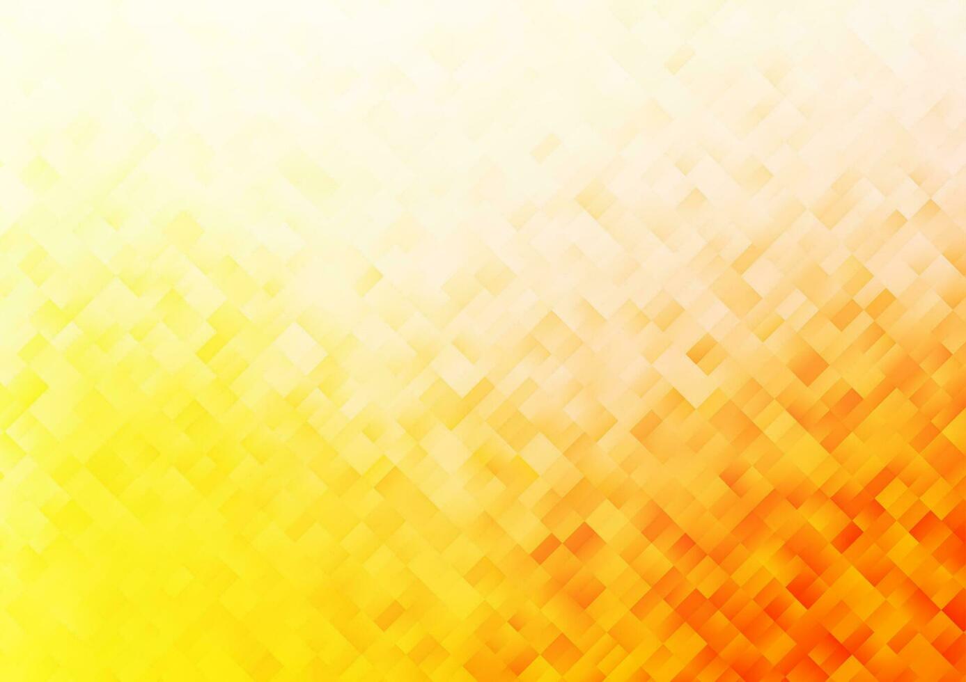 Light Yellow, Orange vector cover in polygonal style.