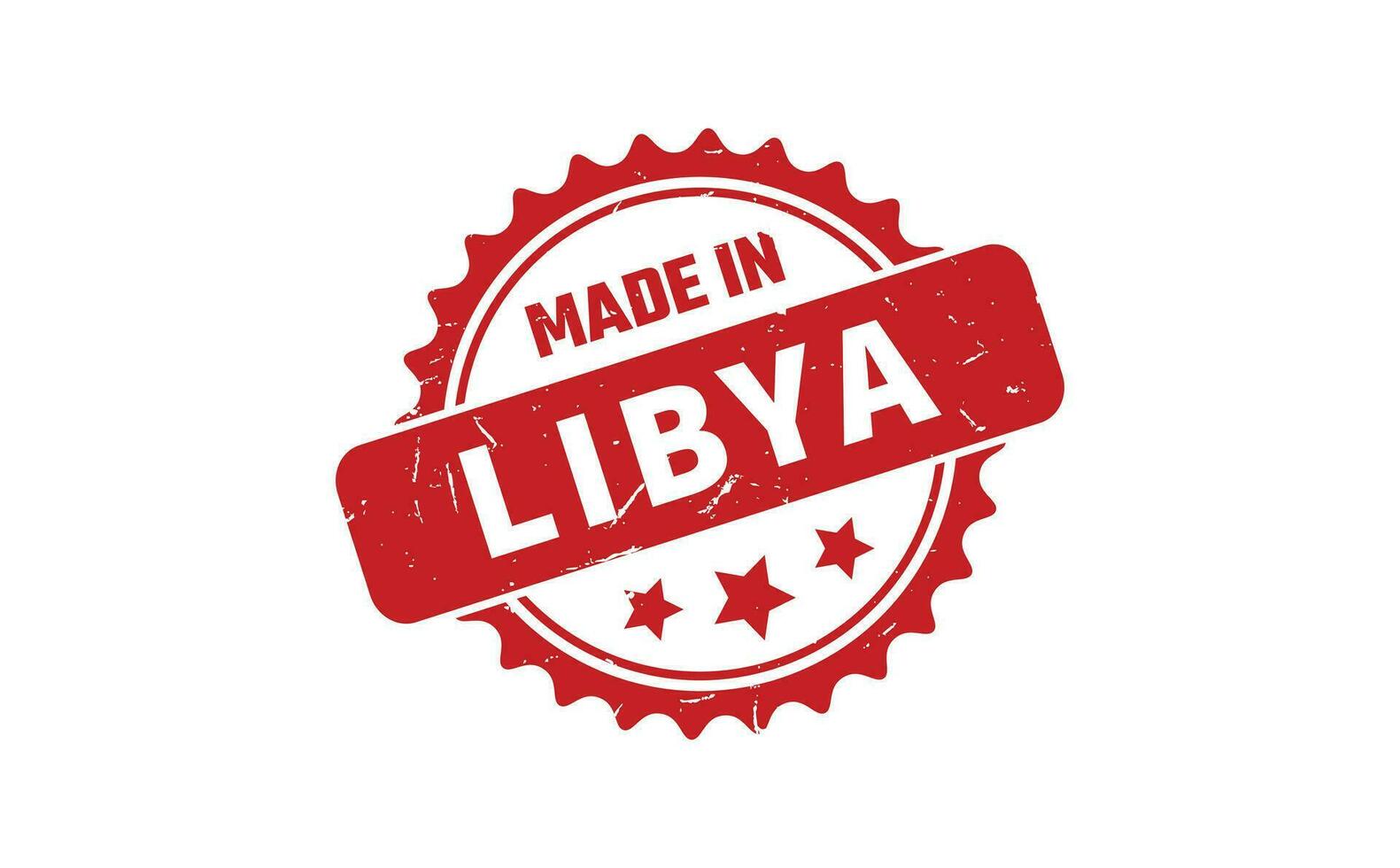 Made In Libya Rubber Stamp vector