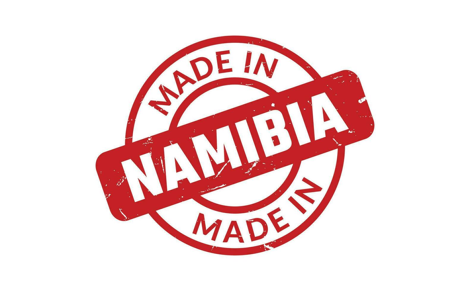 Made In Namibia Rubber Stamp vector