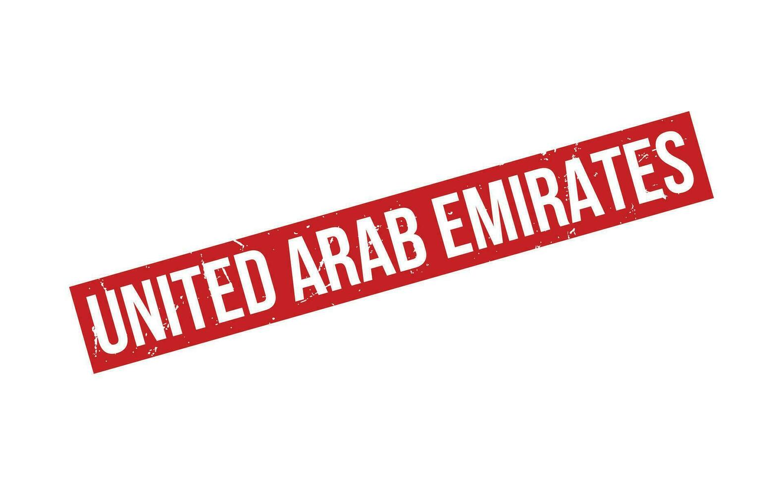 unido árabe emiratos caucho sello sello vector