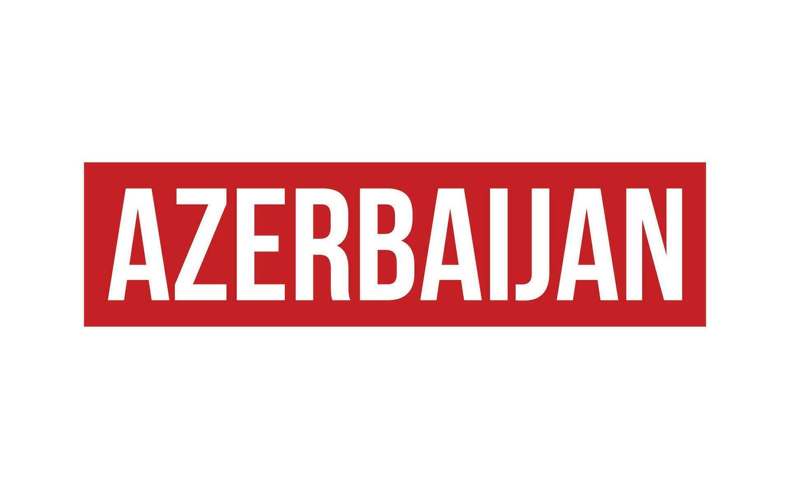 azerbaiyán caucho sello sello vector