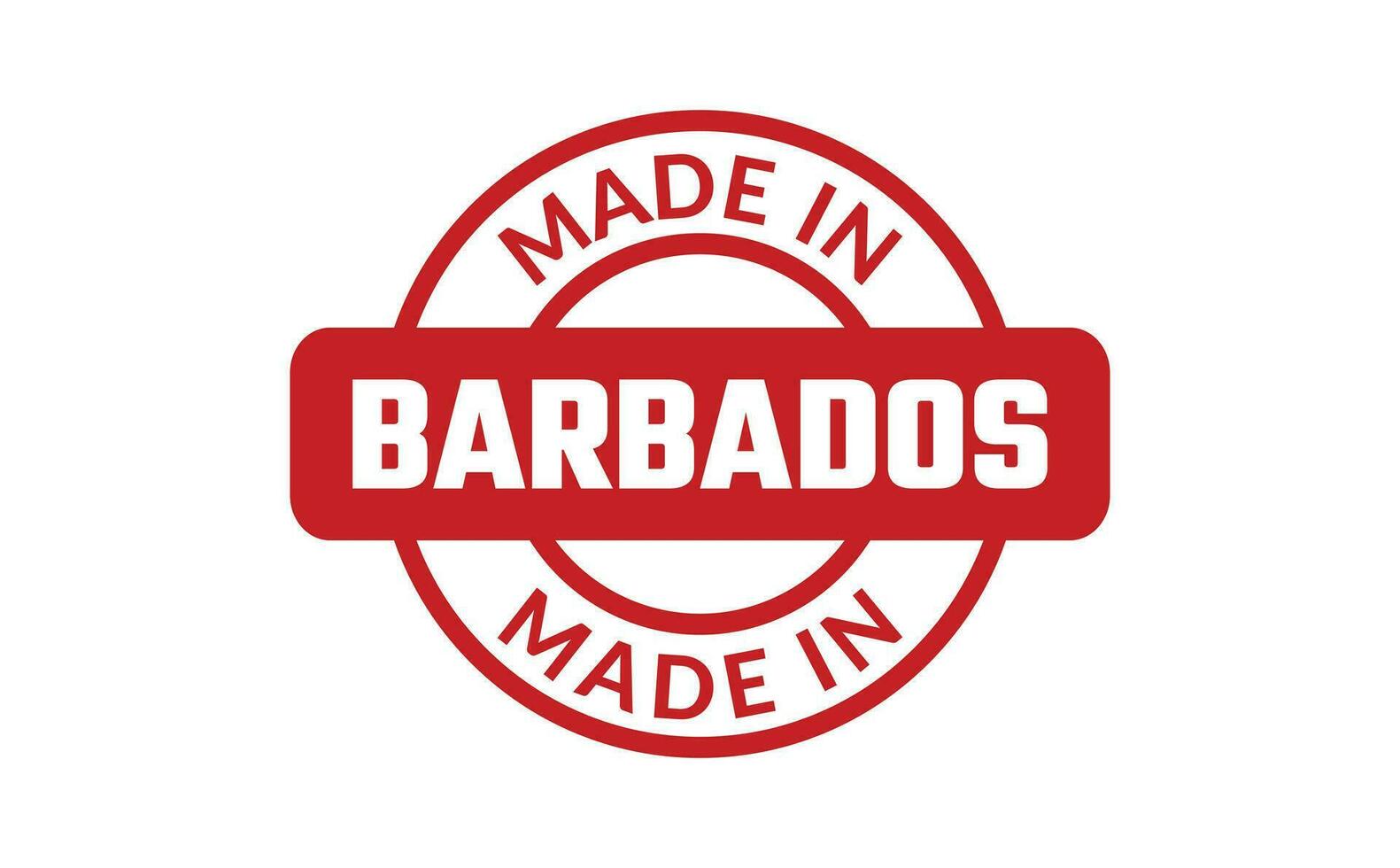Made In Barbados Rubber Stamp 25381378 Vector Art at Vecteezy