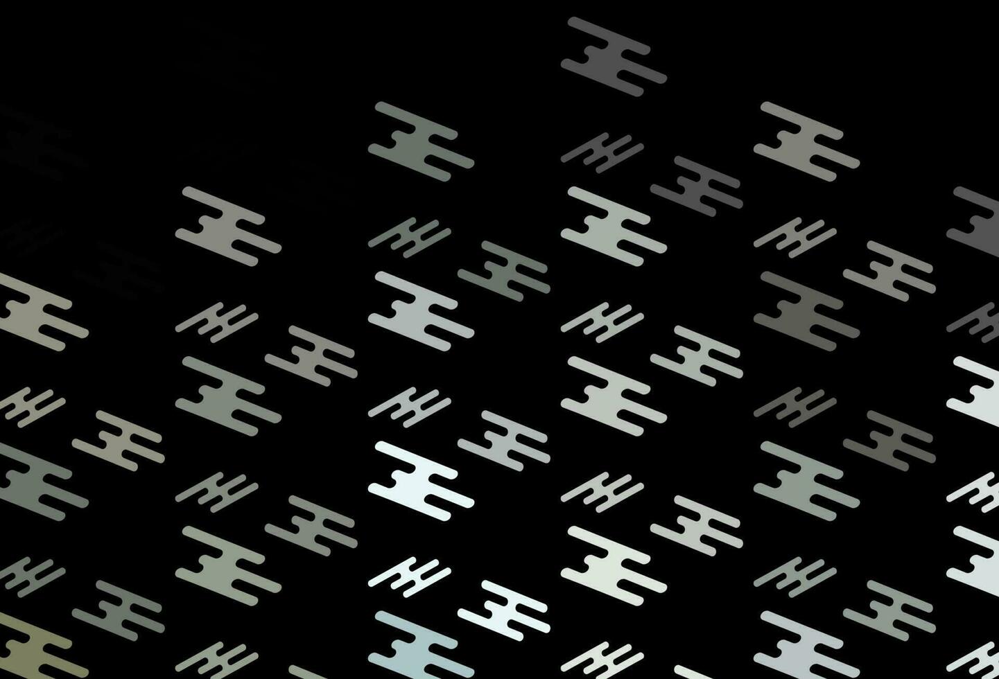 Dark Black vector layout with flat lines.