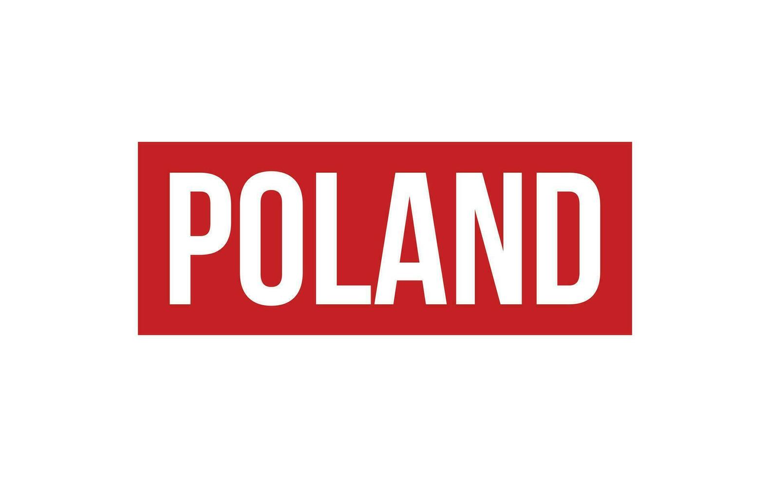 Polonia caucho sello sello vector