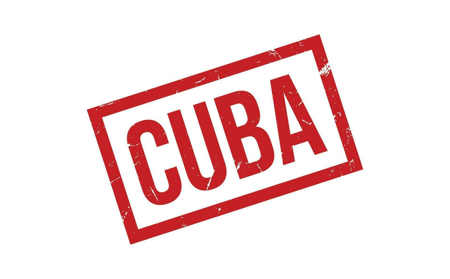 Cuba Rubber Stamp Seal Vector