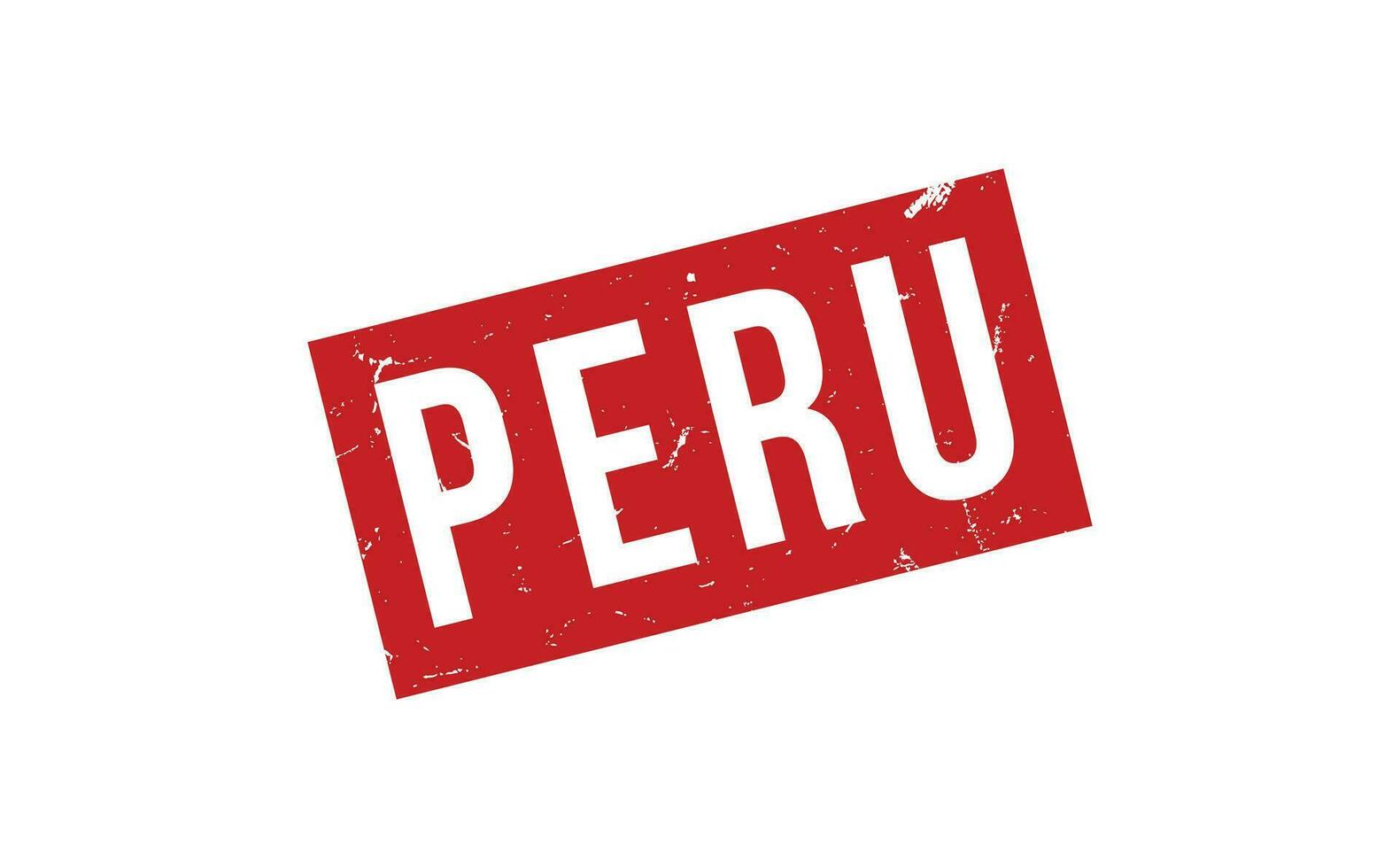 Peru Rubber Stamp Seal Vector