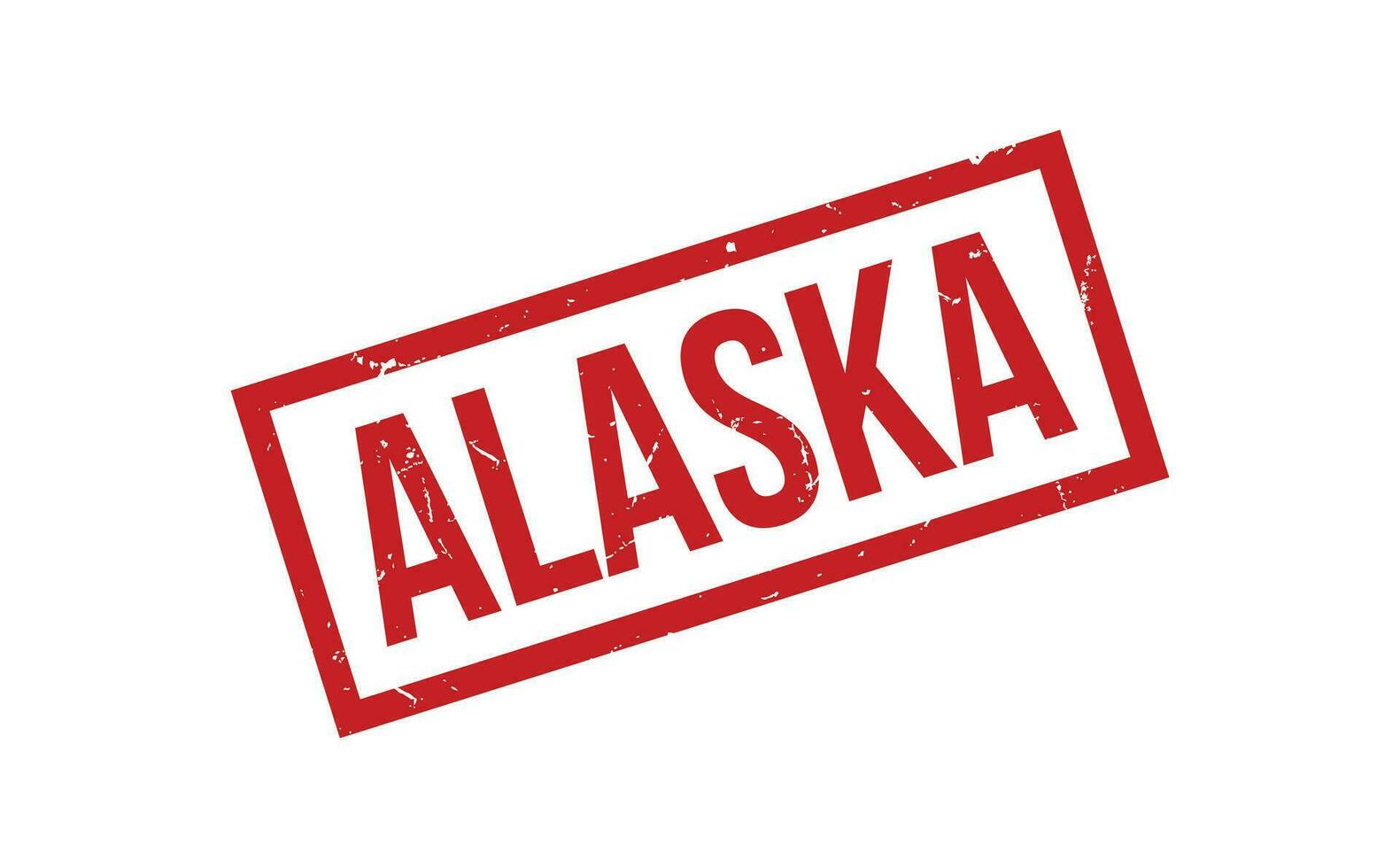 Alaska Rubber Stamp Seal Vector