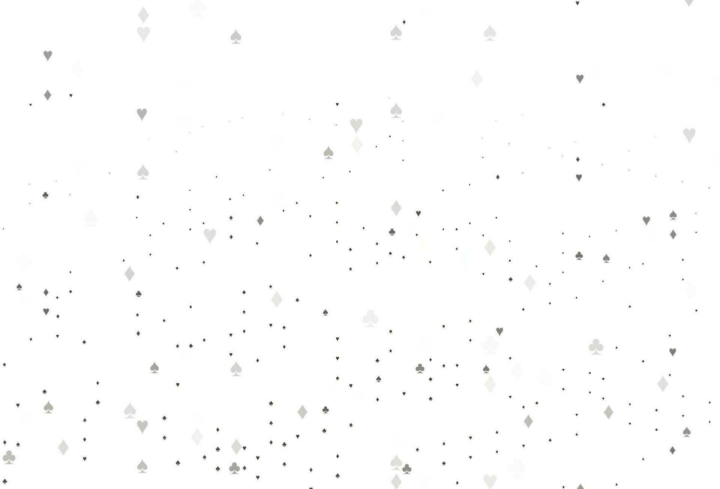 Light Black vector template with poker symbols.
