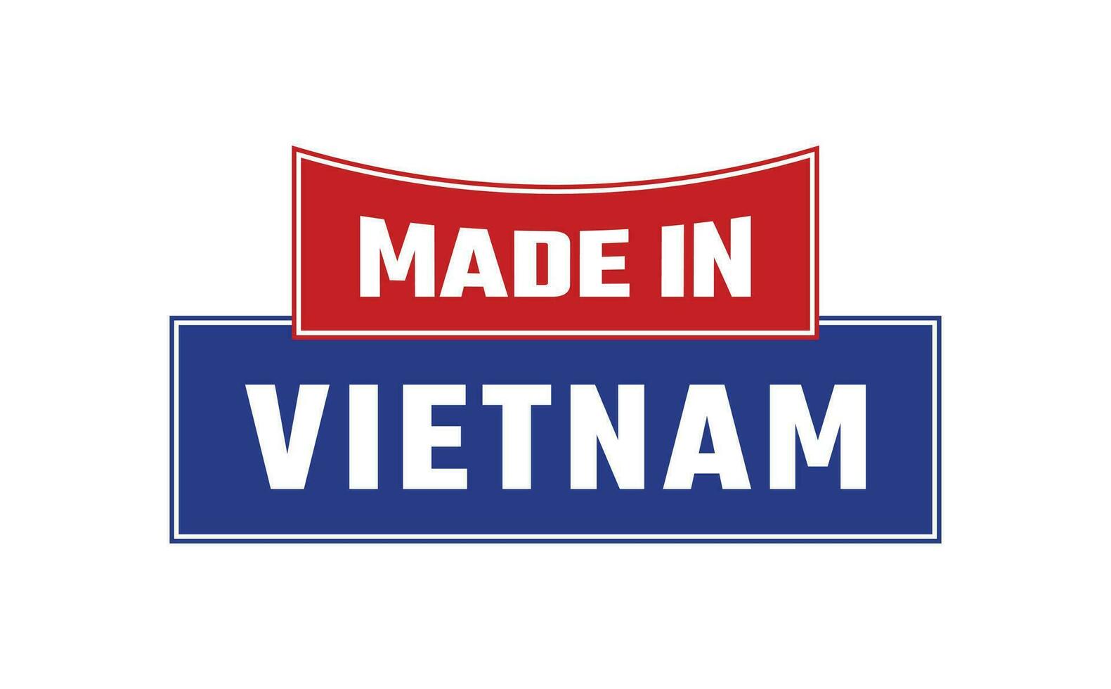 hecho en Vietnam sello vector