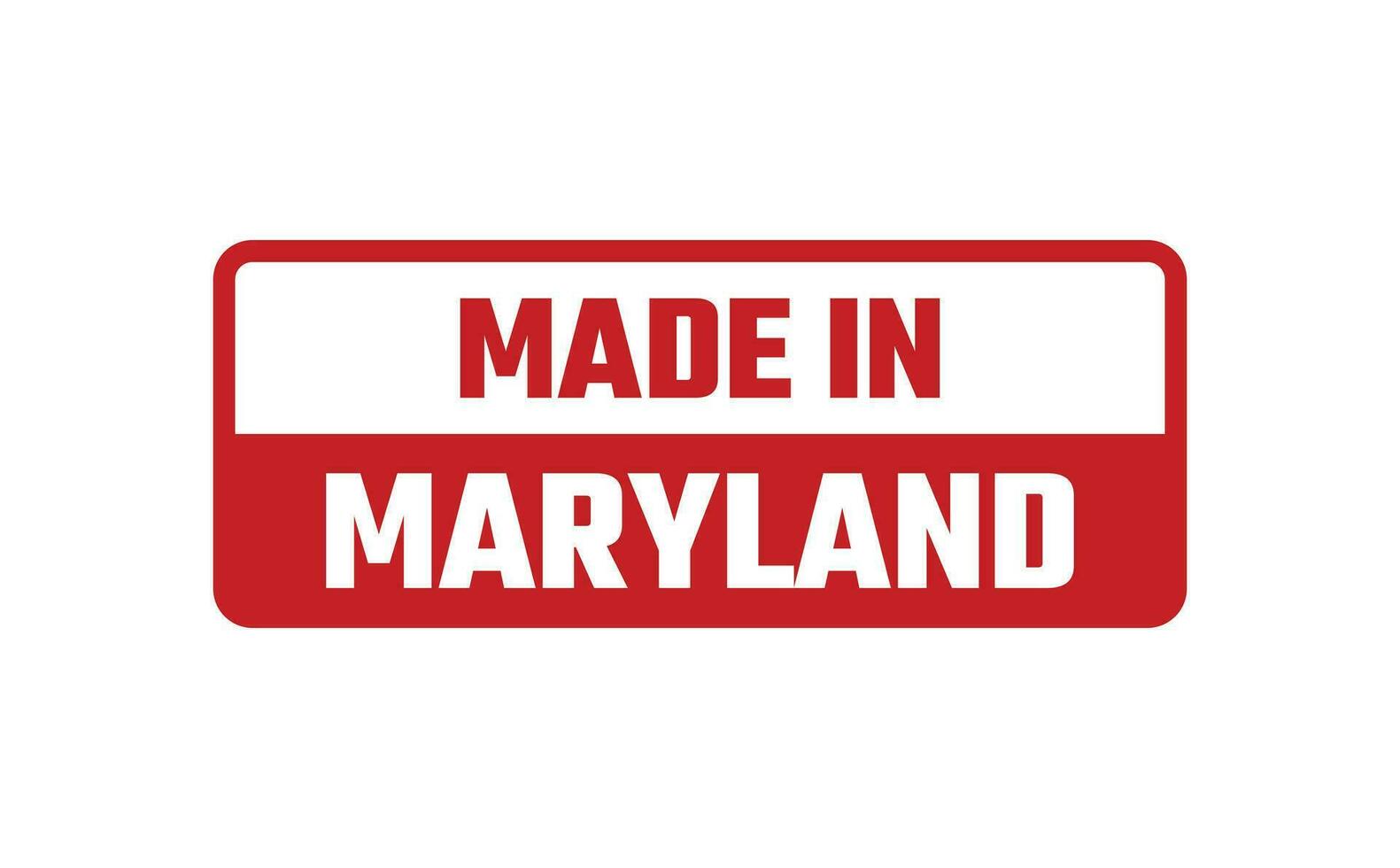 Made In Maryland Rubber Stamp 25381640 Vector Art at Vecteezy