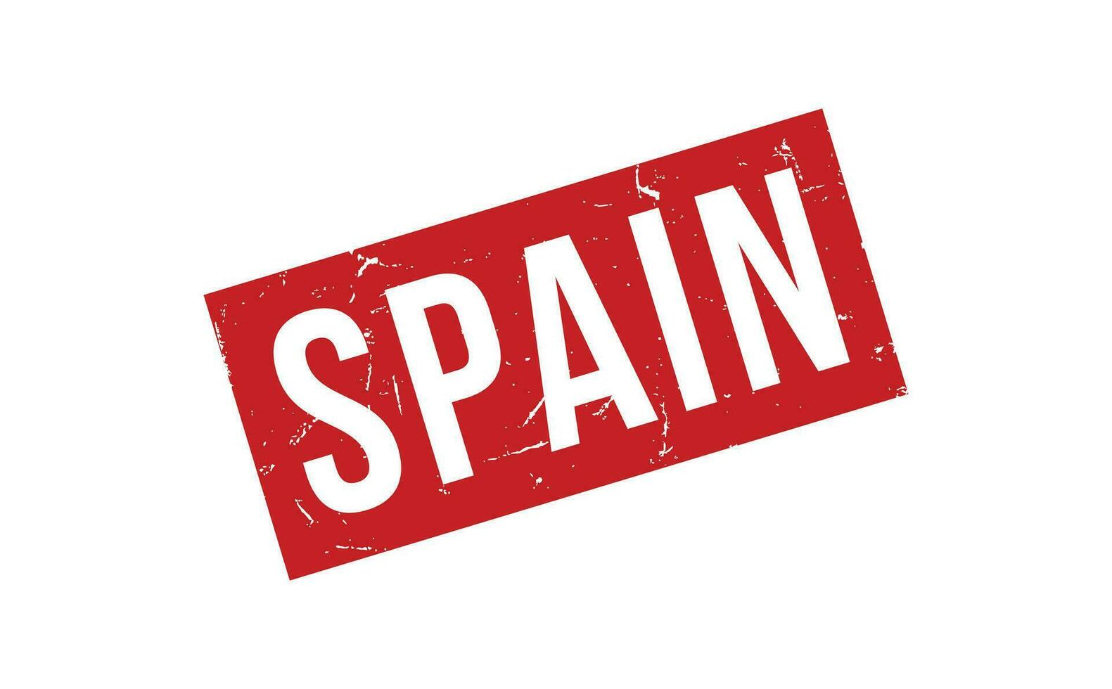 España caucho sello sello vector