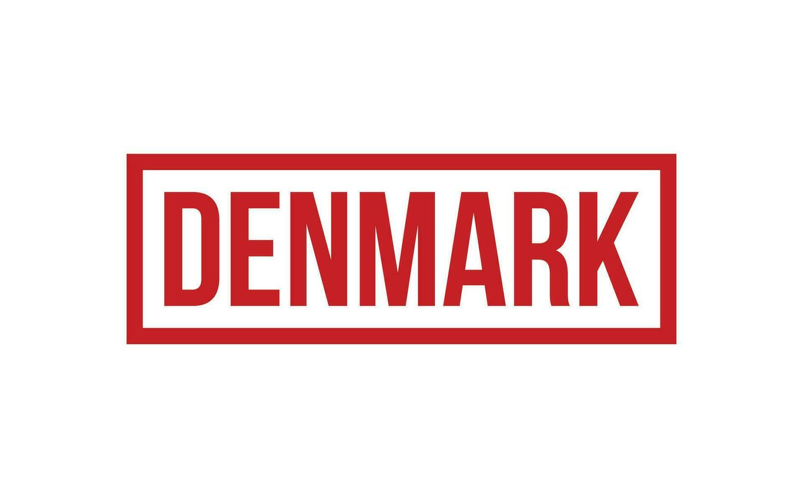 Dinamarca caucho sello sello vector