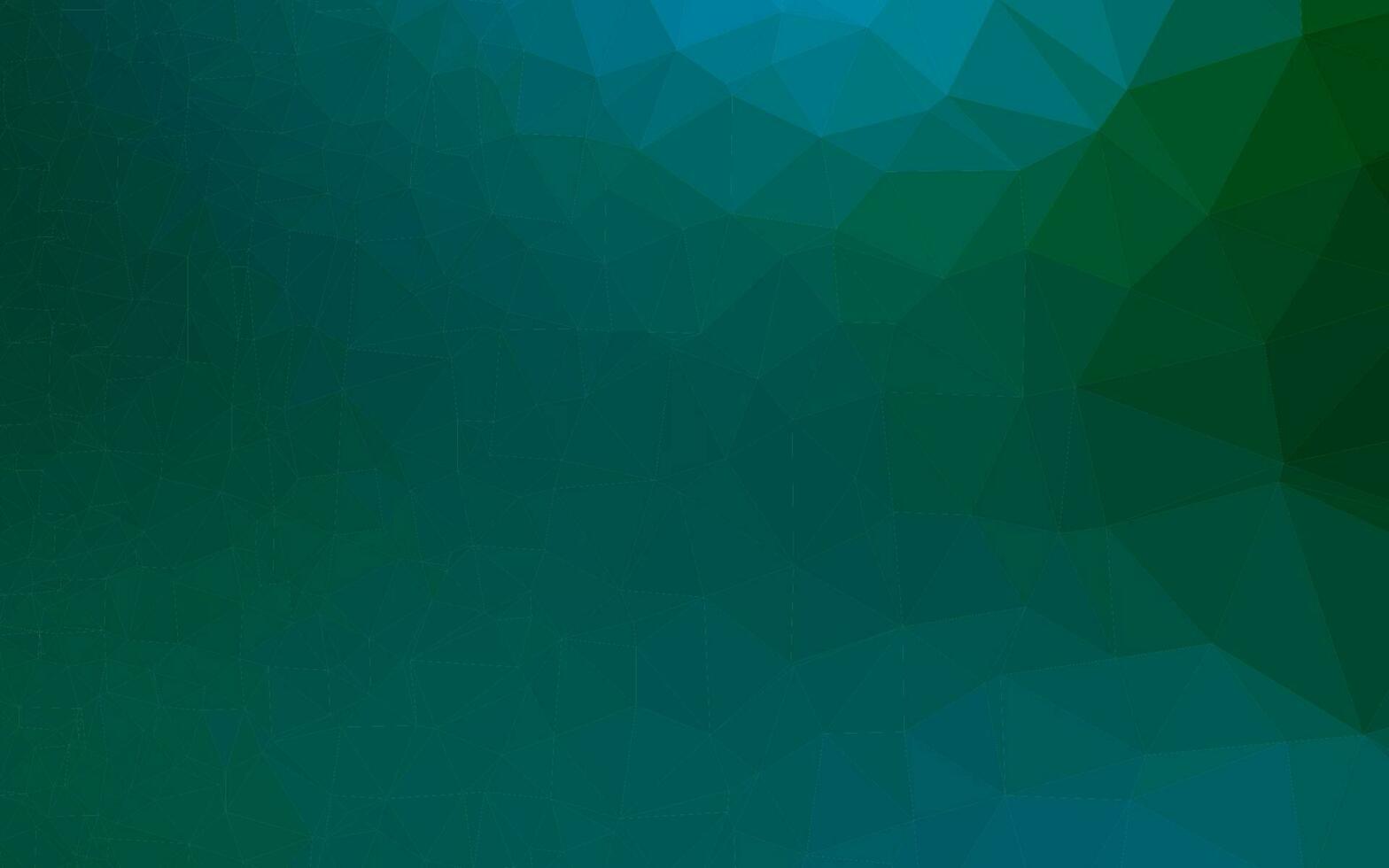 Dark Blue, Green vector polygon abstract layout.