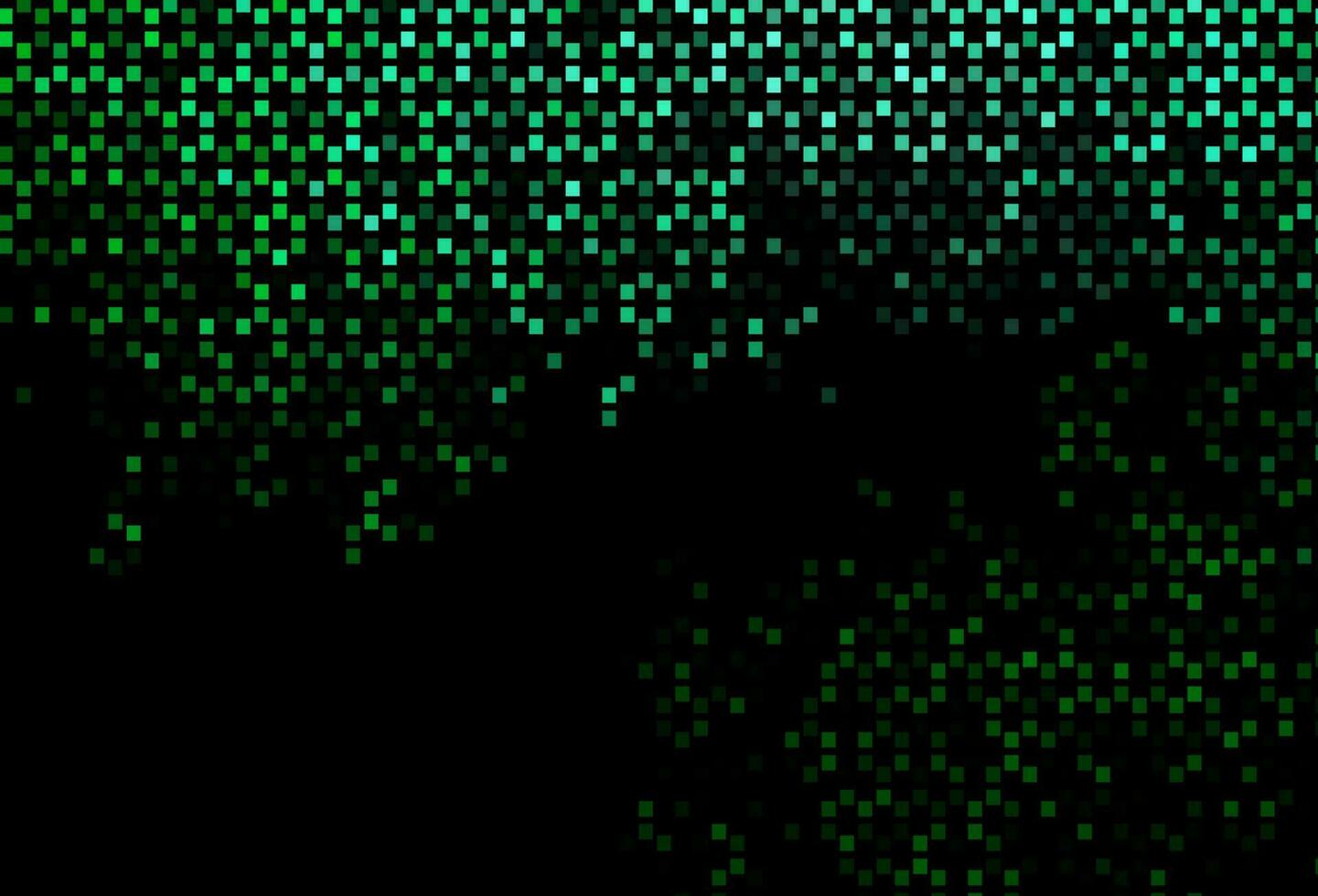 Dark Green vector backdrop with lines, rectangles.