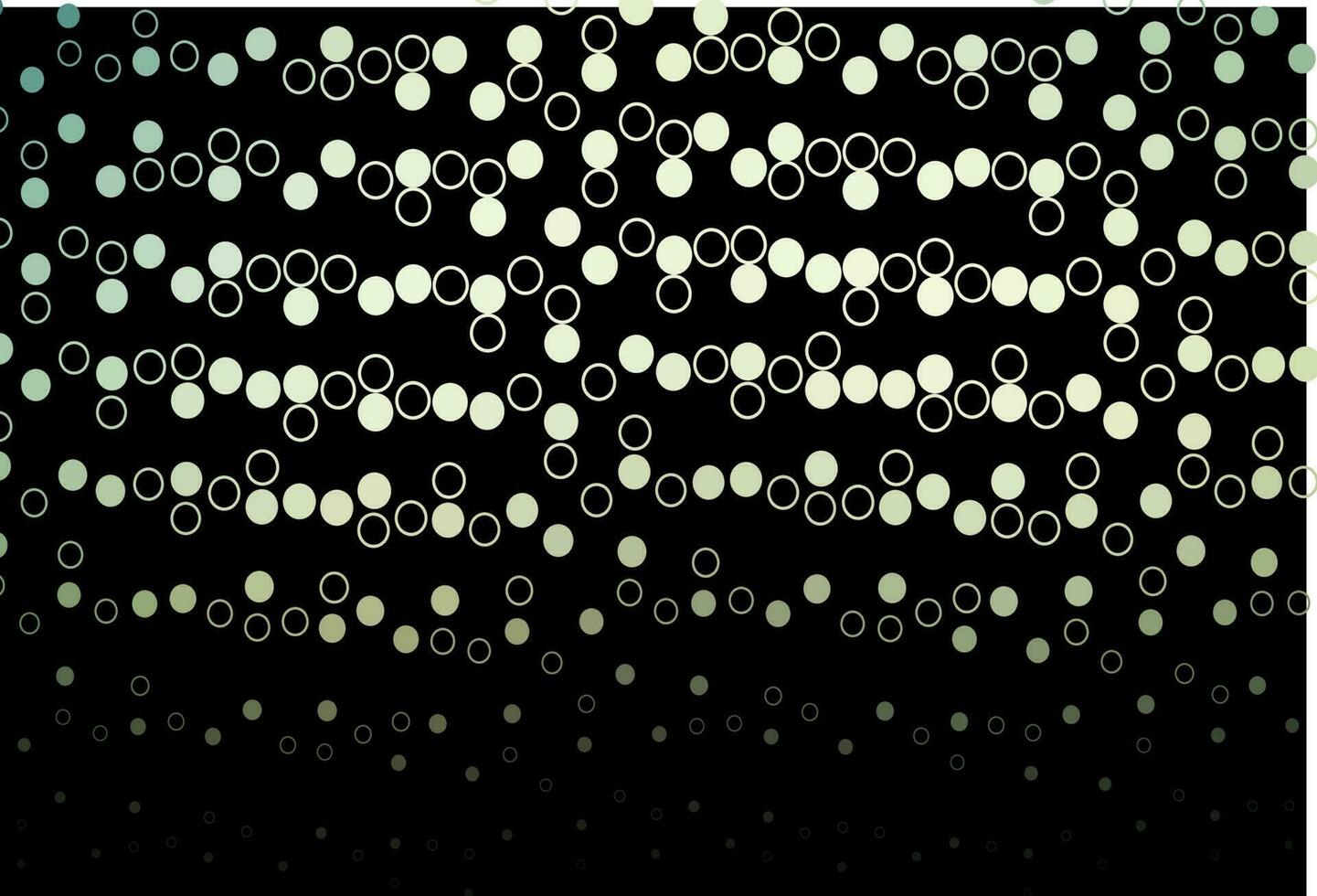 Dark Green vector template with circles.