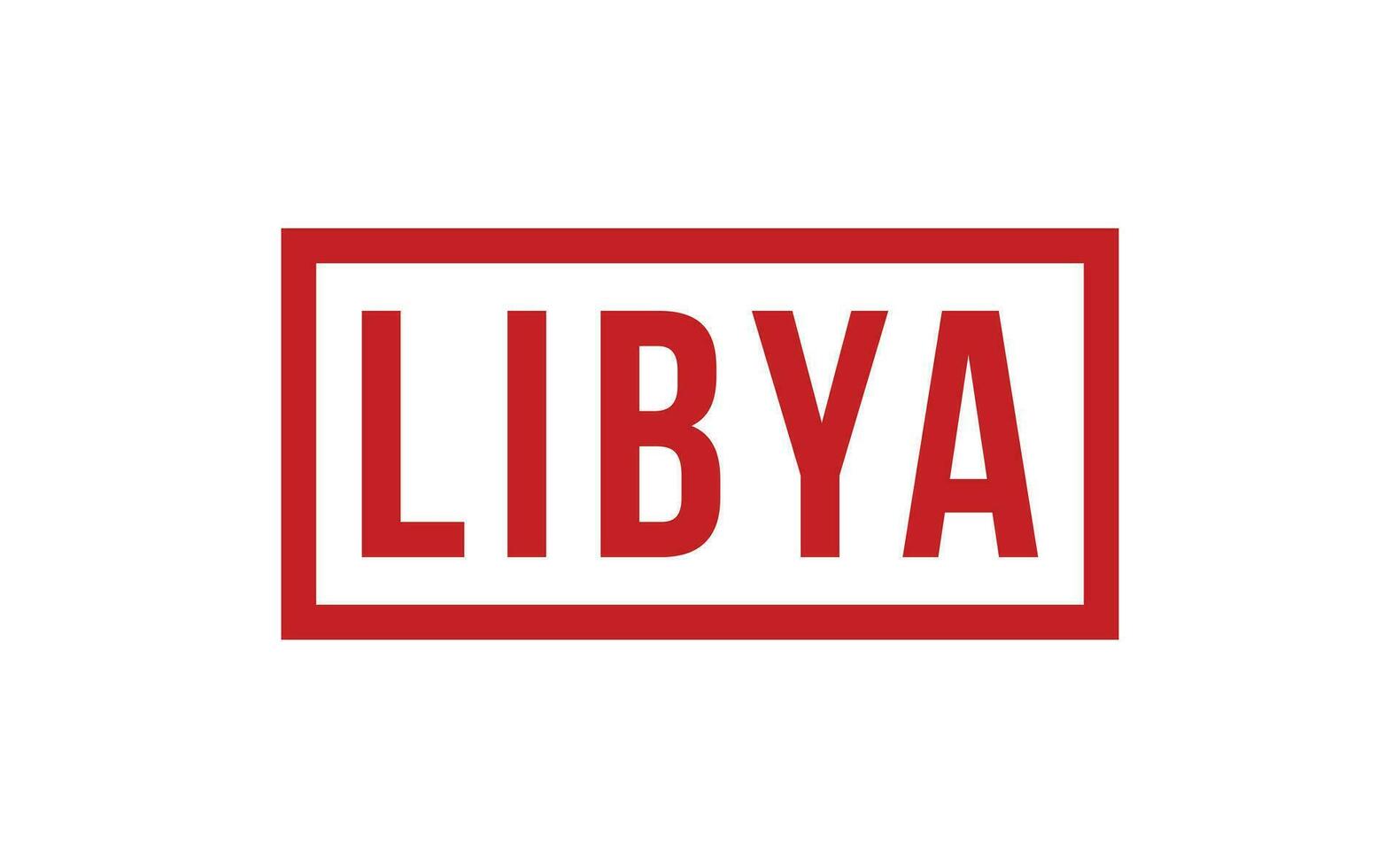 Libya Rubber Stamp Seal Vector