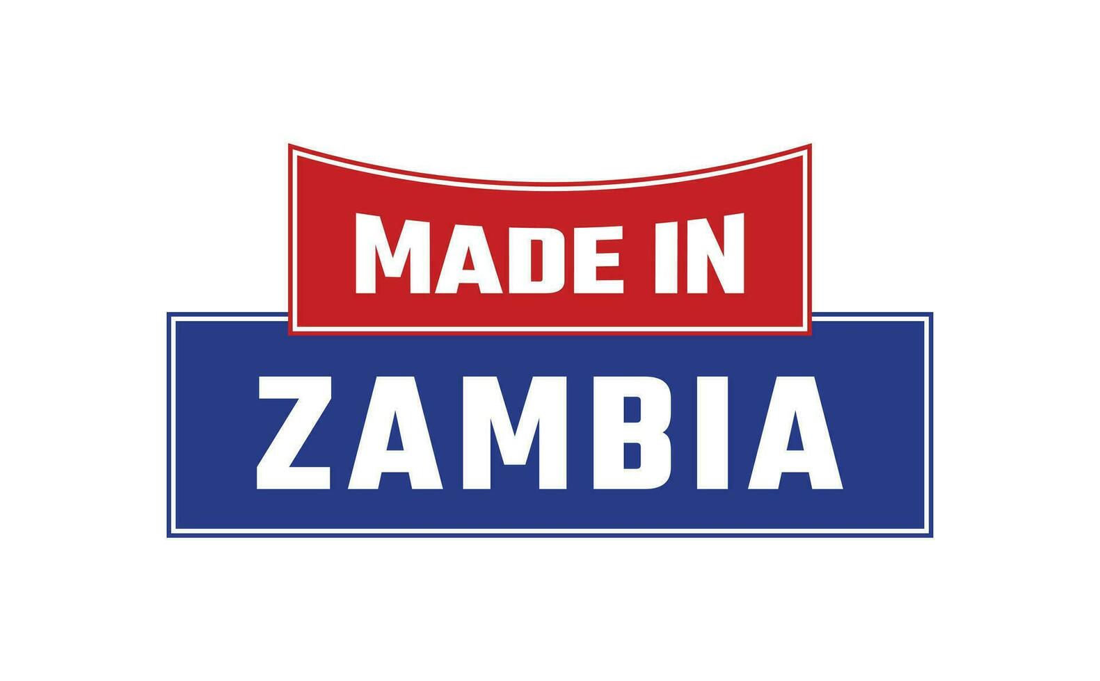 Made In Zambia Seal Vector