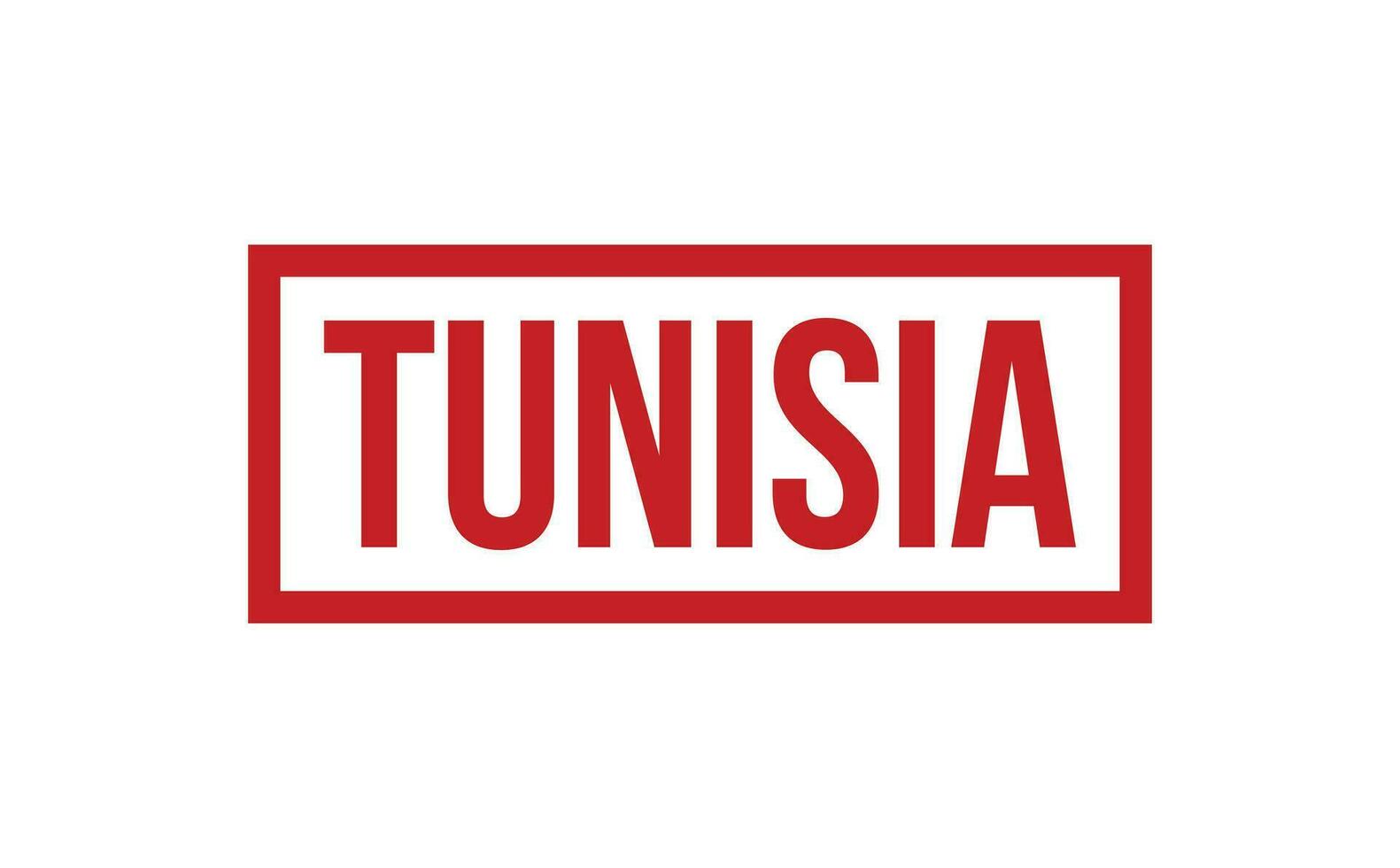 Tunisia Rubber Stamp Seal Vector