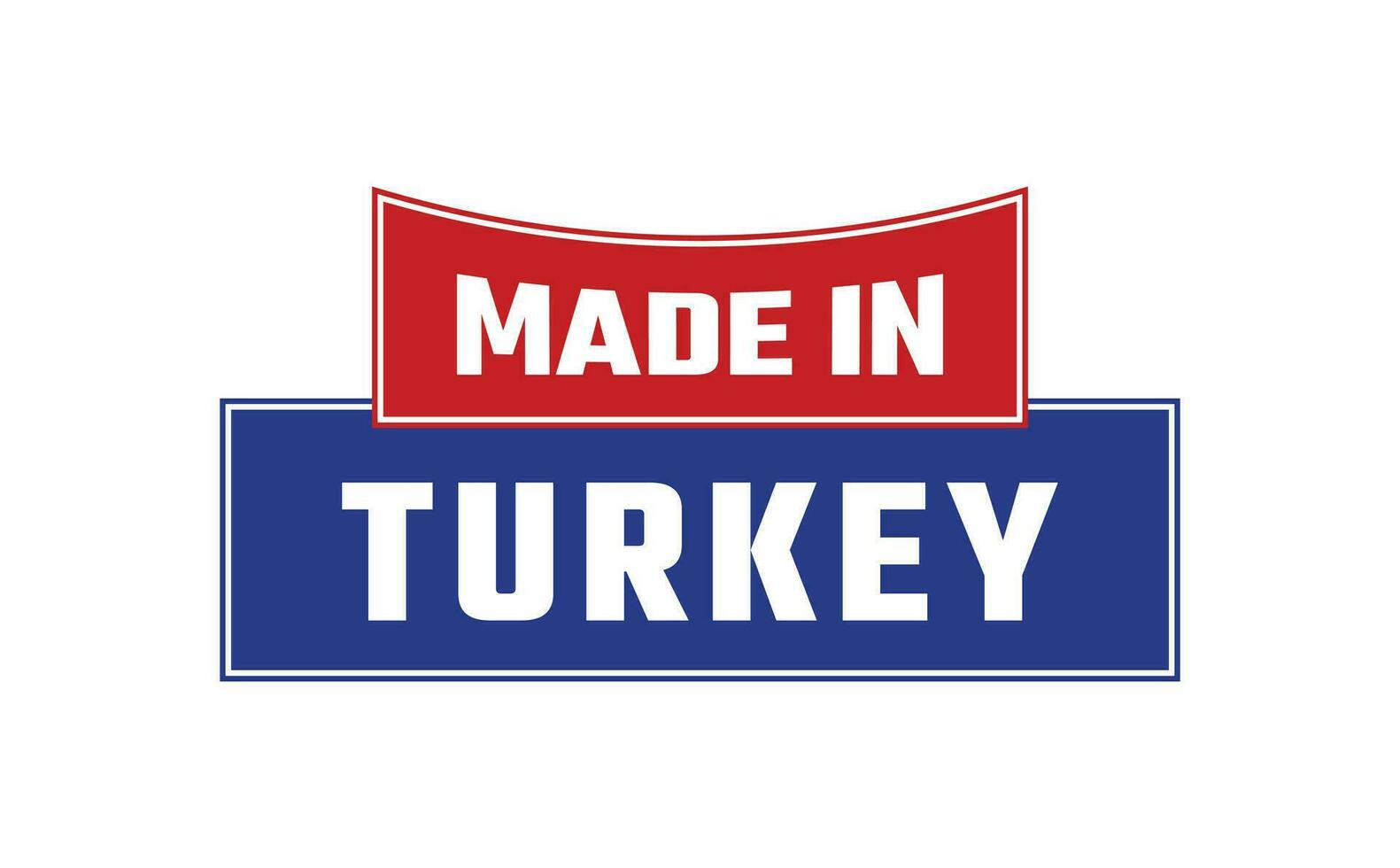 Made In Turkey Seal Vector