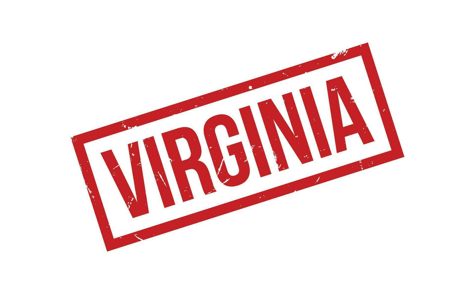 Virginia caucho sello sello vector