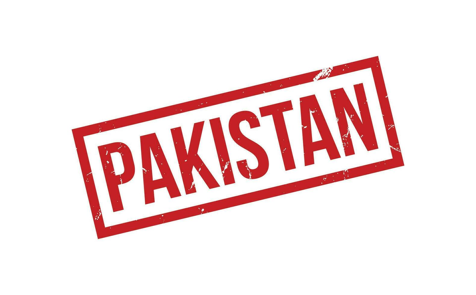 Pakistán caucho sello sello vector