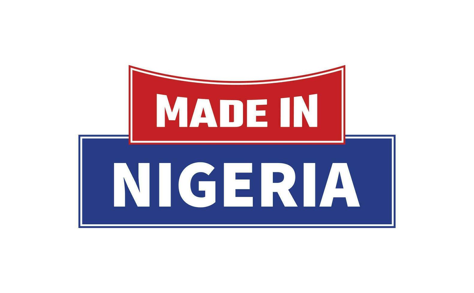 Made In Nigeria Seal Vector