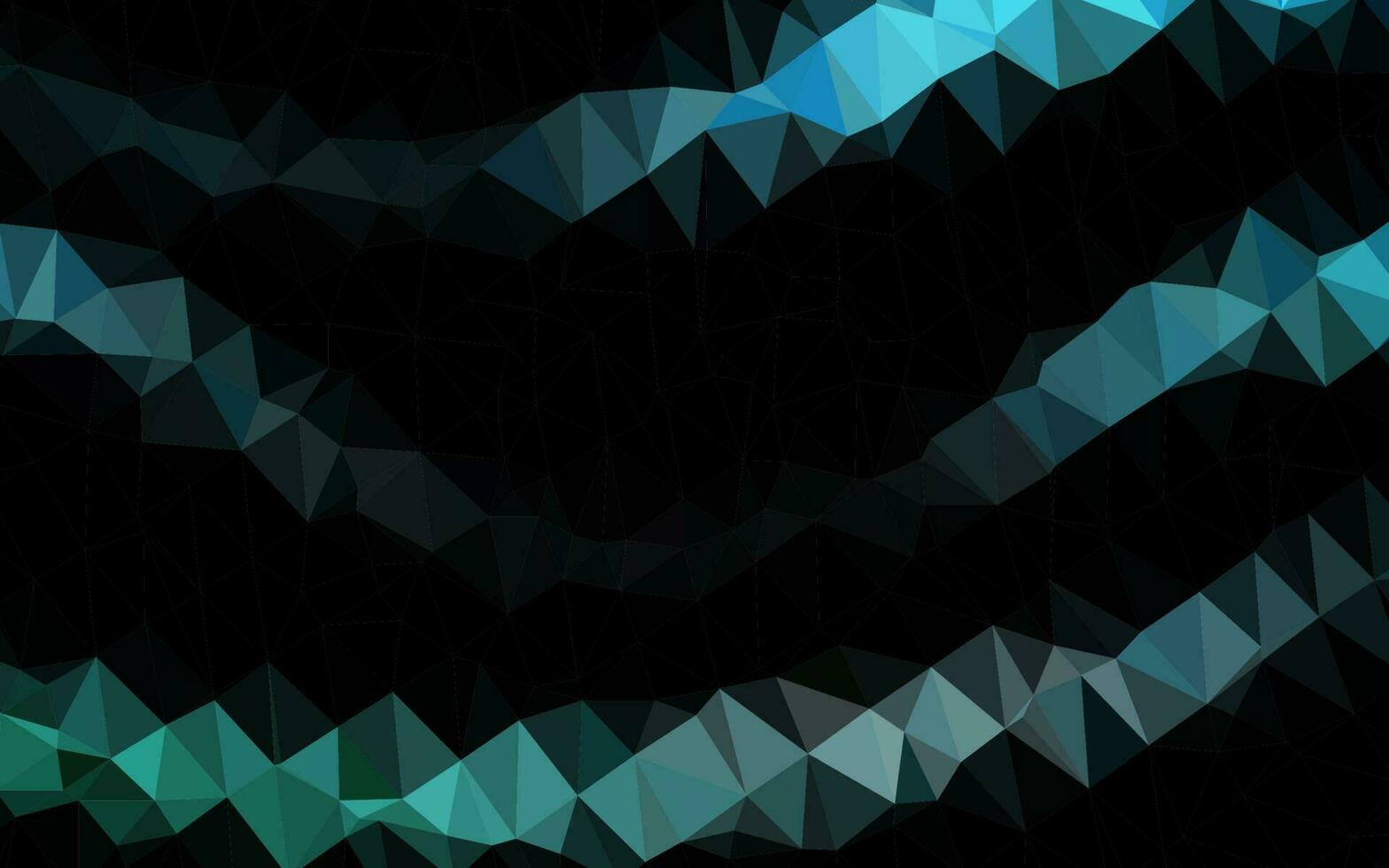 Light BLUE vector triangle mosaic cover.