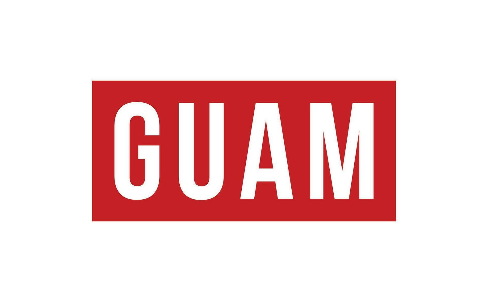 guam caucho sello sello vector