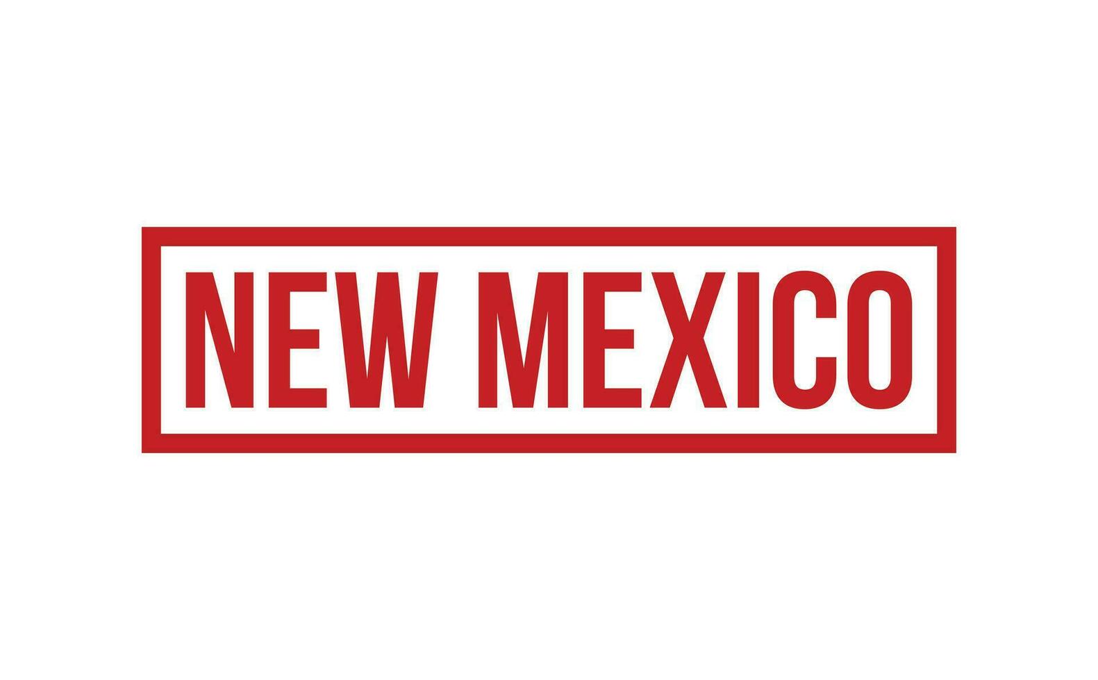 nuevo mexico caucho sello sello vector