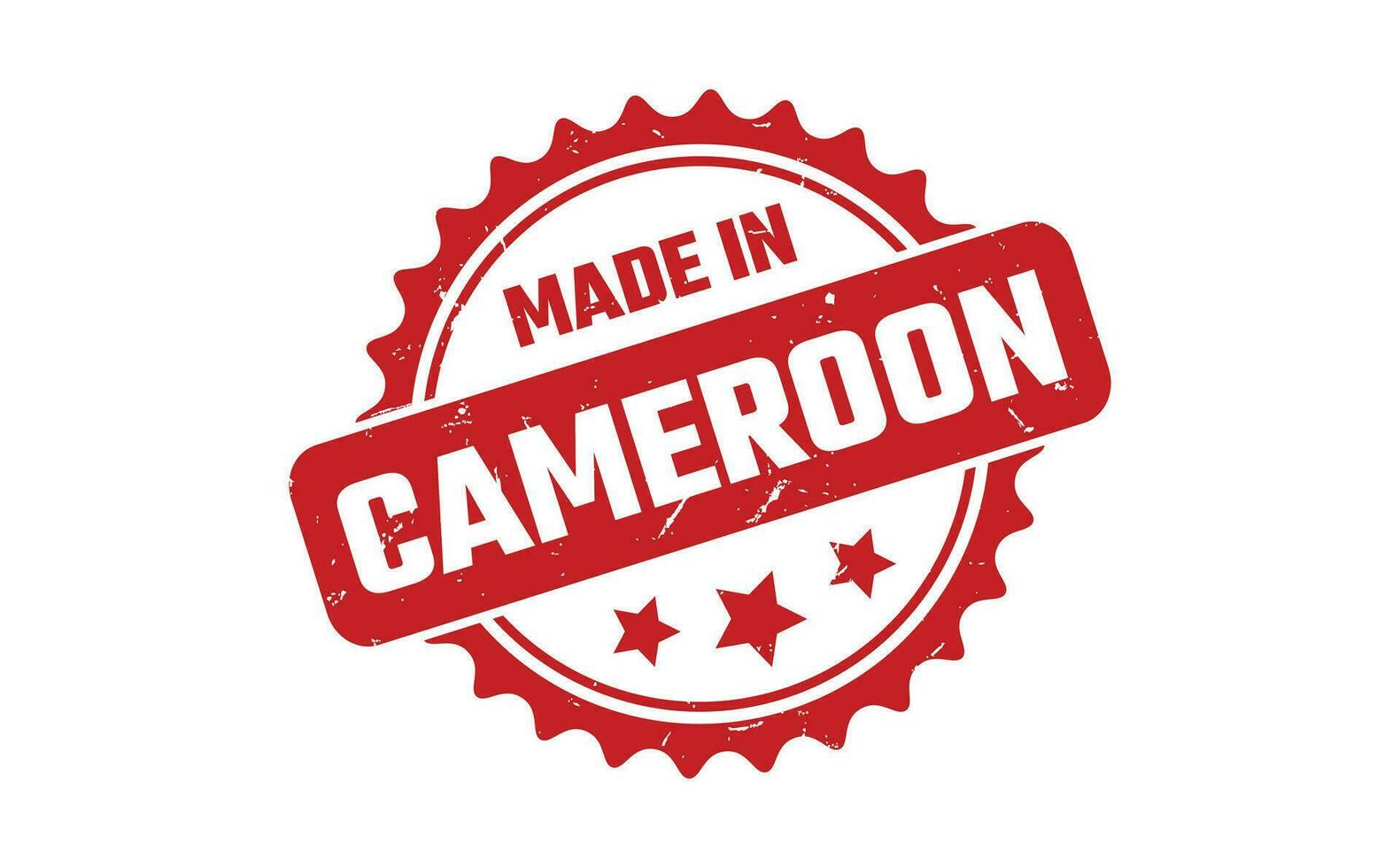 Made In Cameroon Rubber Stamp vector