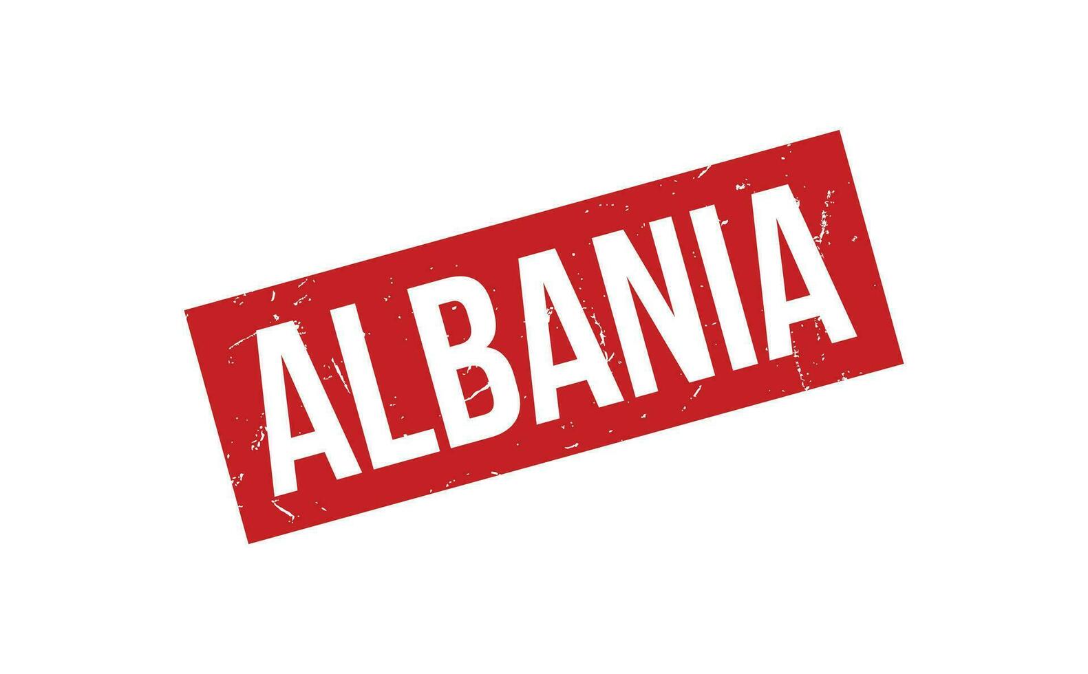 Albania caucho sello sello vector