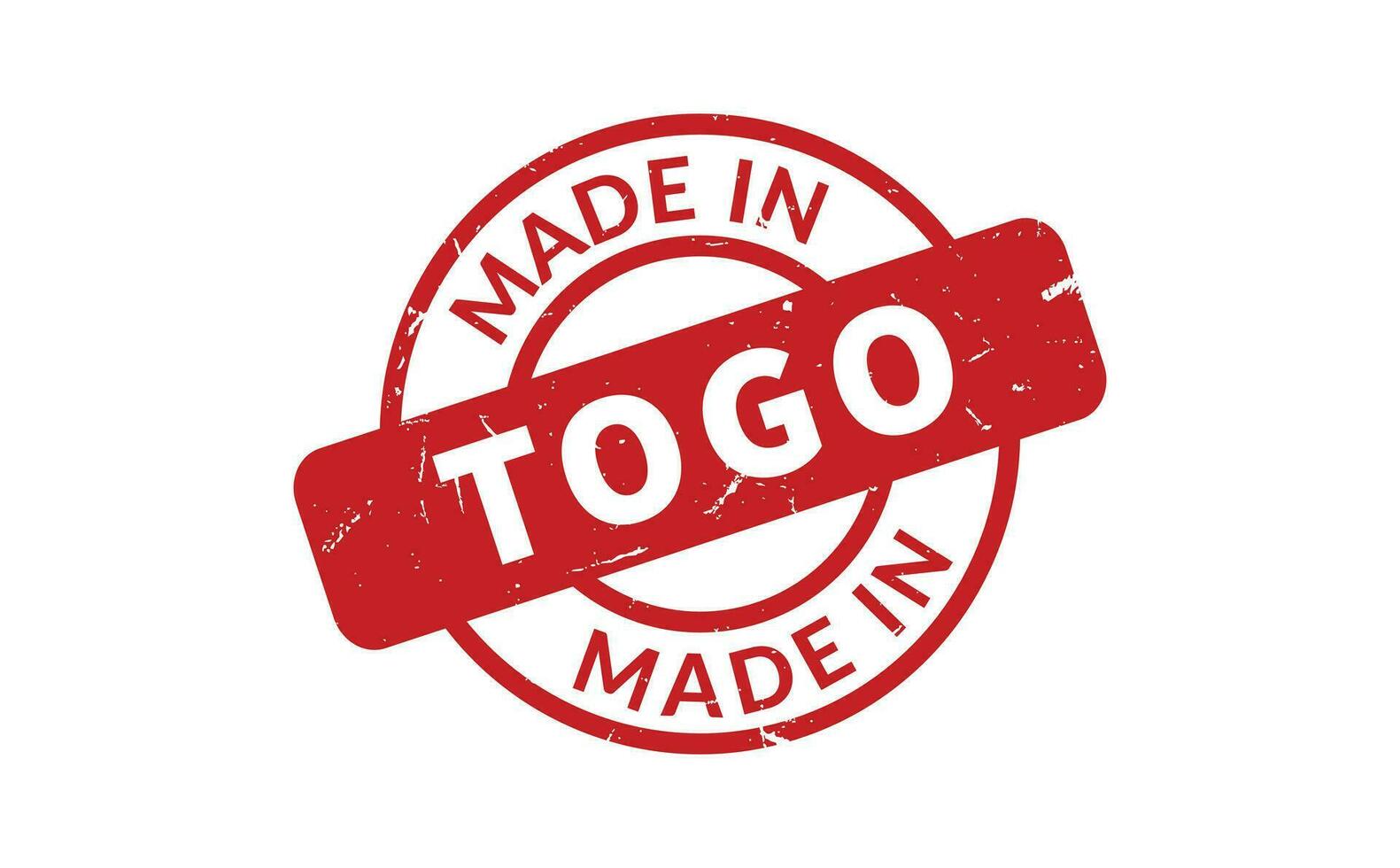 Made In Togo Rubber Stamp vector