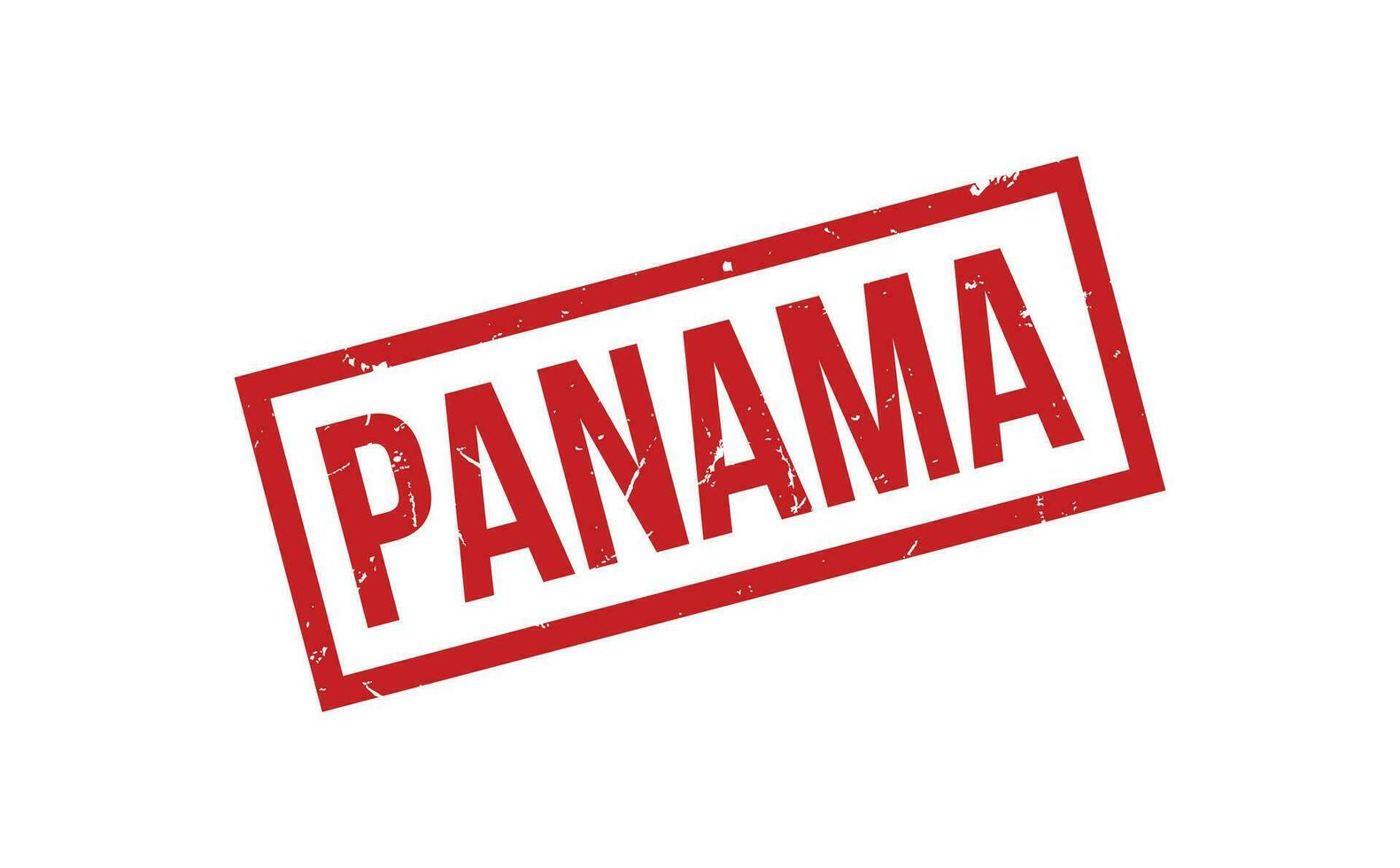 Panamá caucho sello sello vector