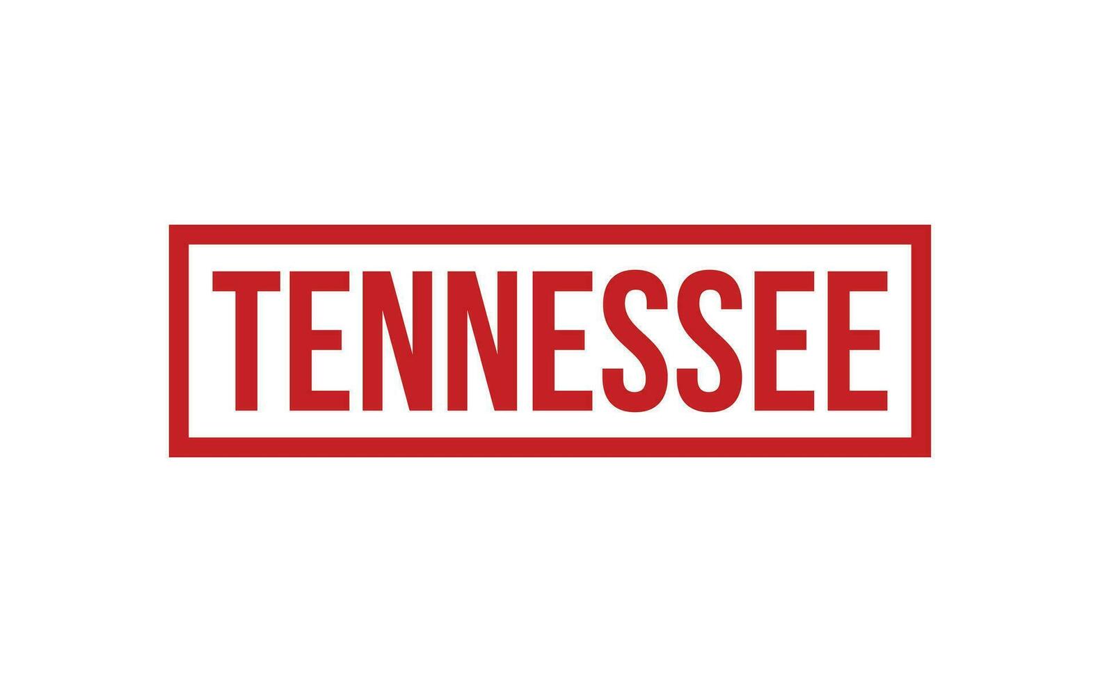 Tennesse caucho sello sello vector