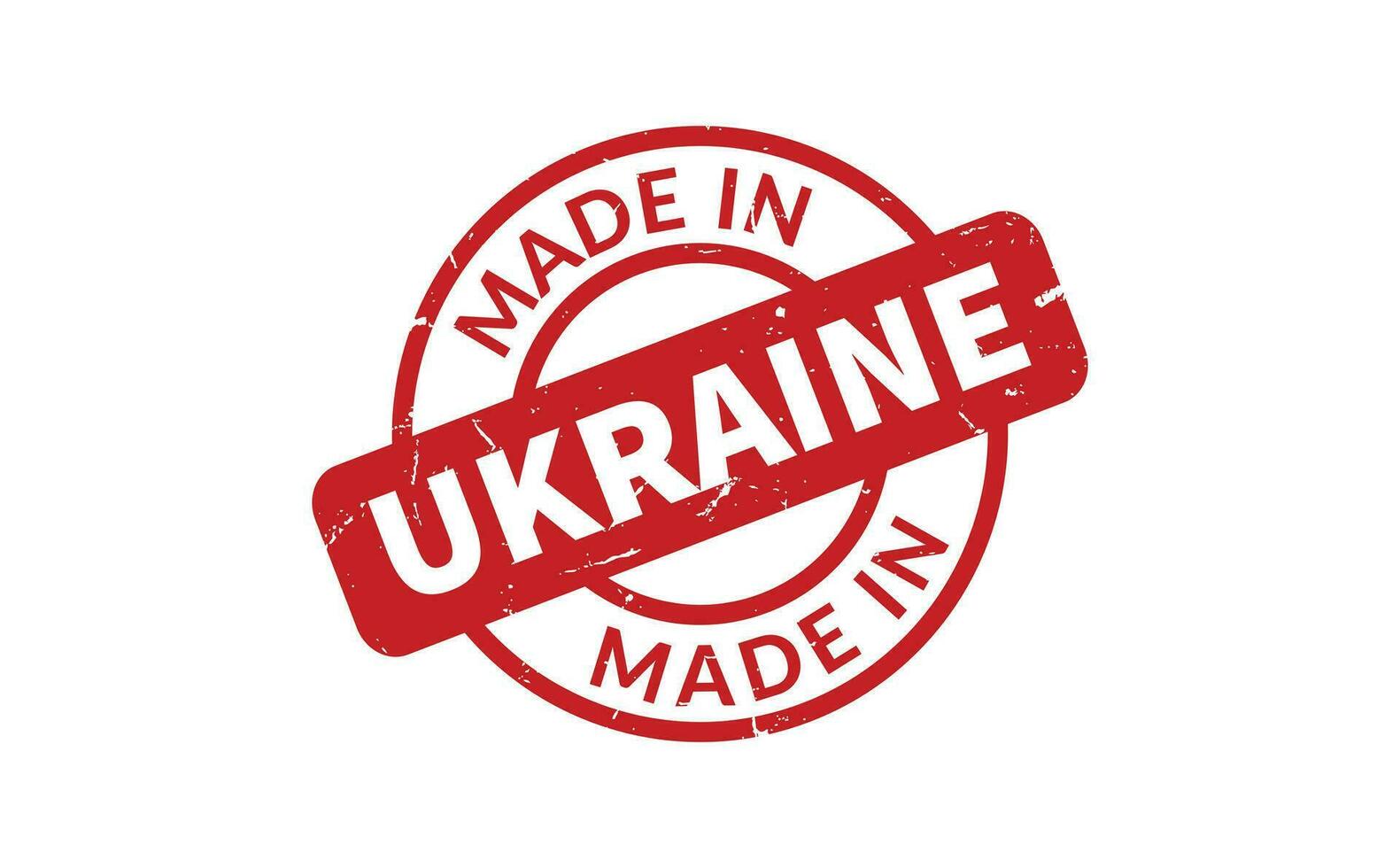 Made In Ukraine Rubber Stamp vector