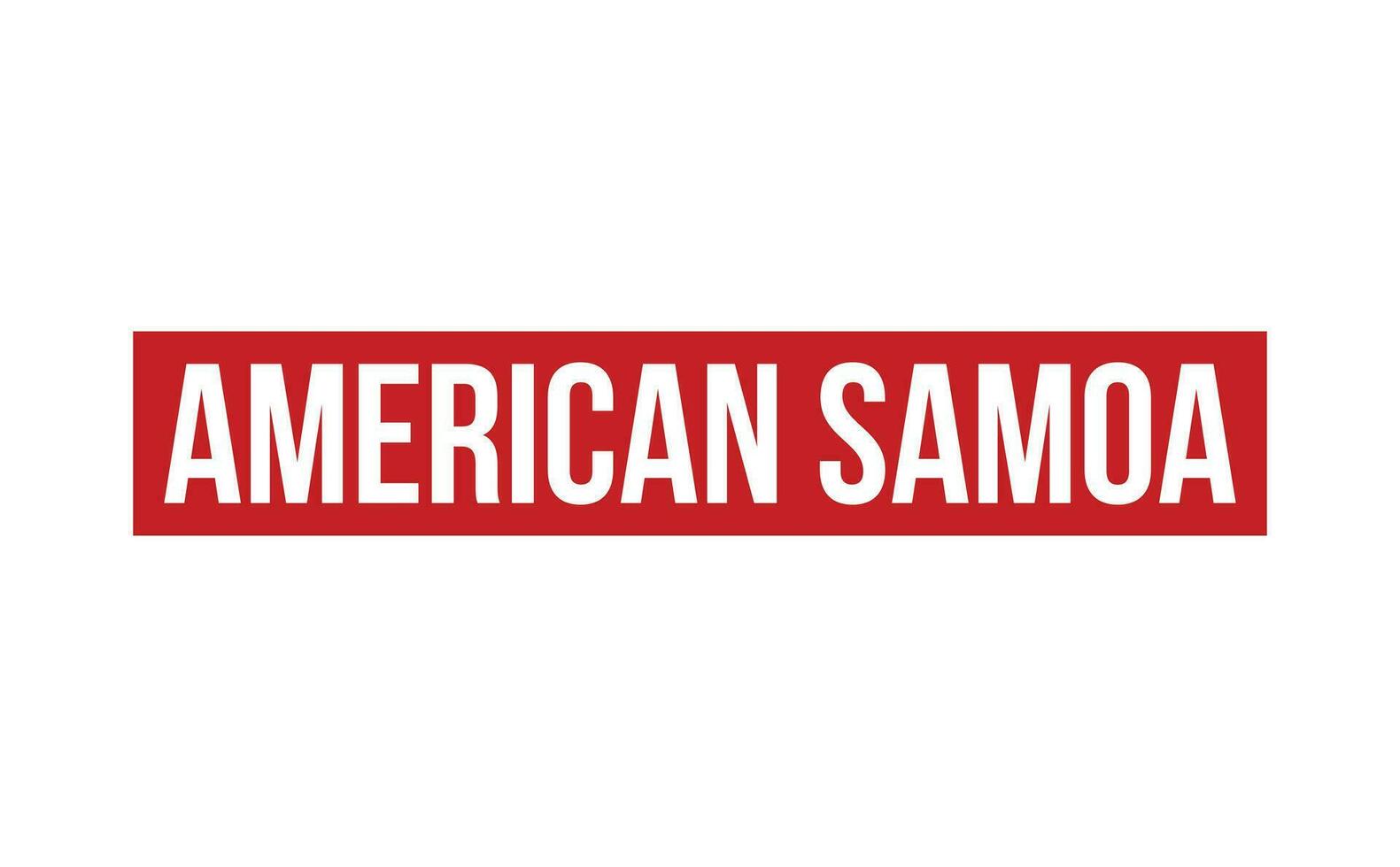 americano Samoa caucho sello sello vector