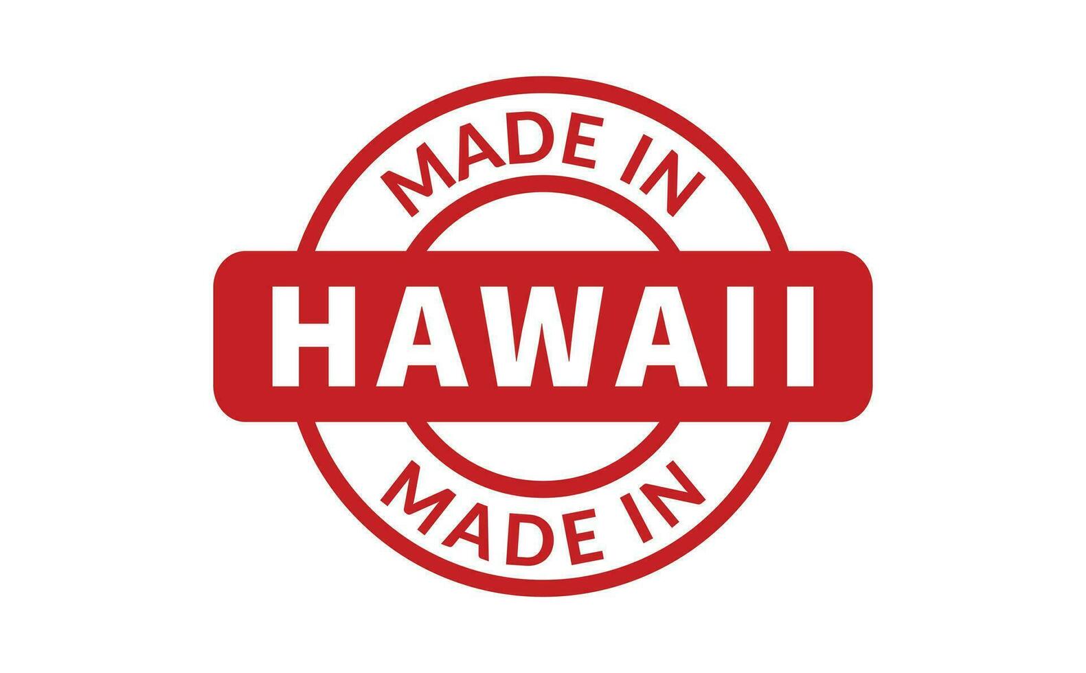 Made In Hawaii Rubber Stamp 25382621 Vector Art at Vecteezy