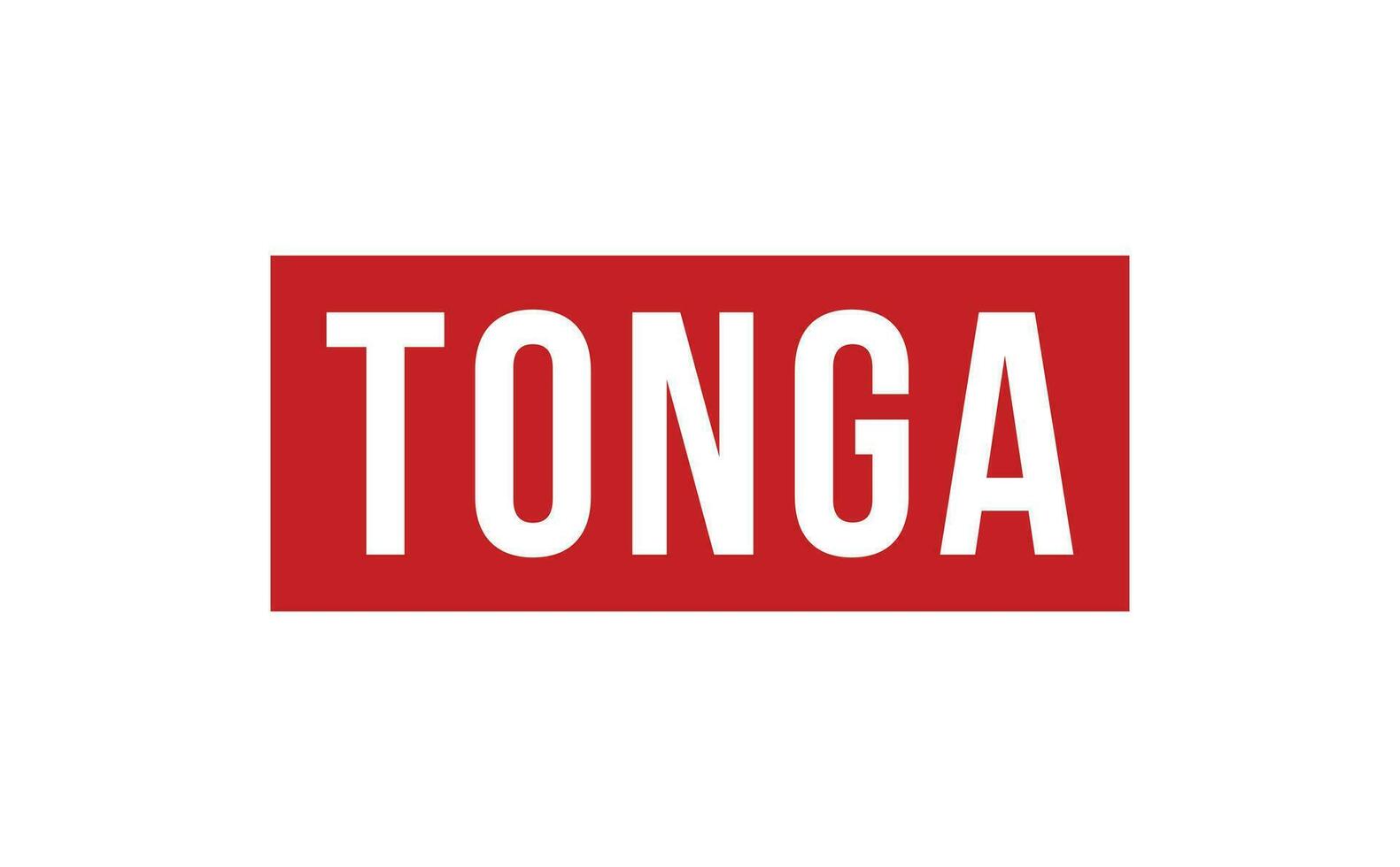Tonga Rubber Stamp Seal Vector