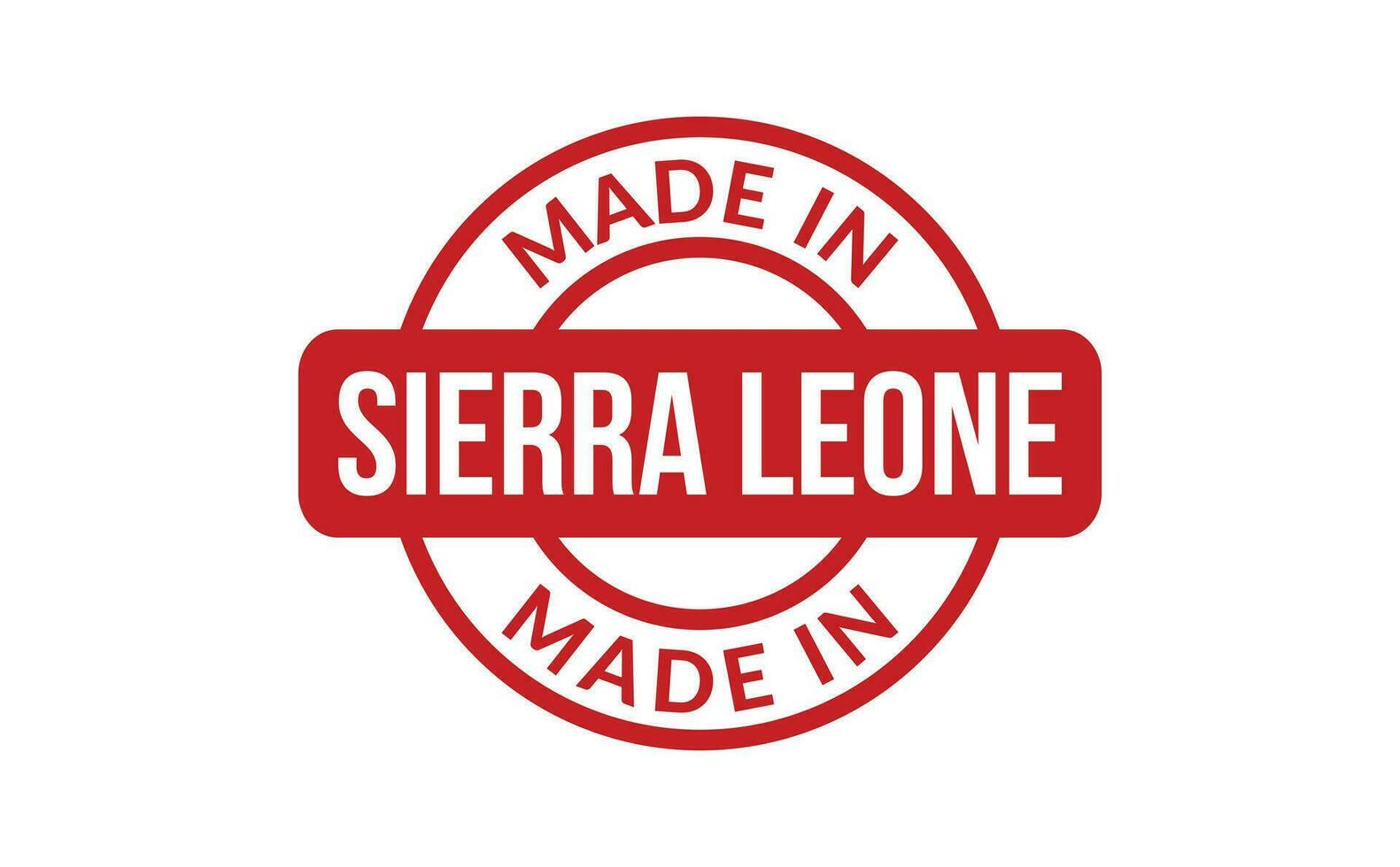 Made In Sierra Leone Rubber Stamp vector