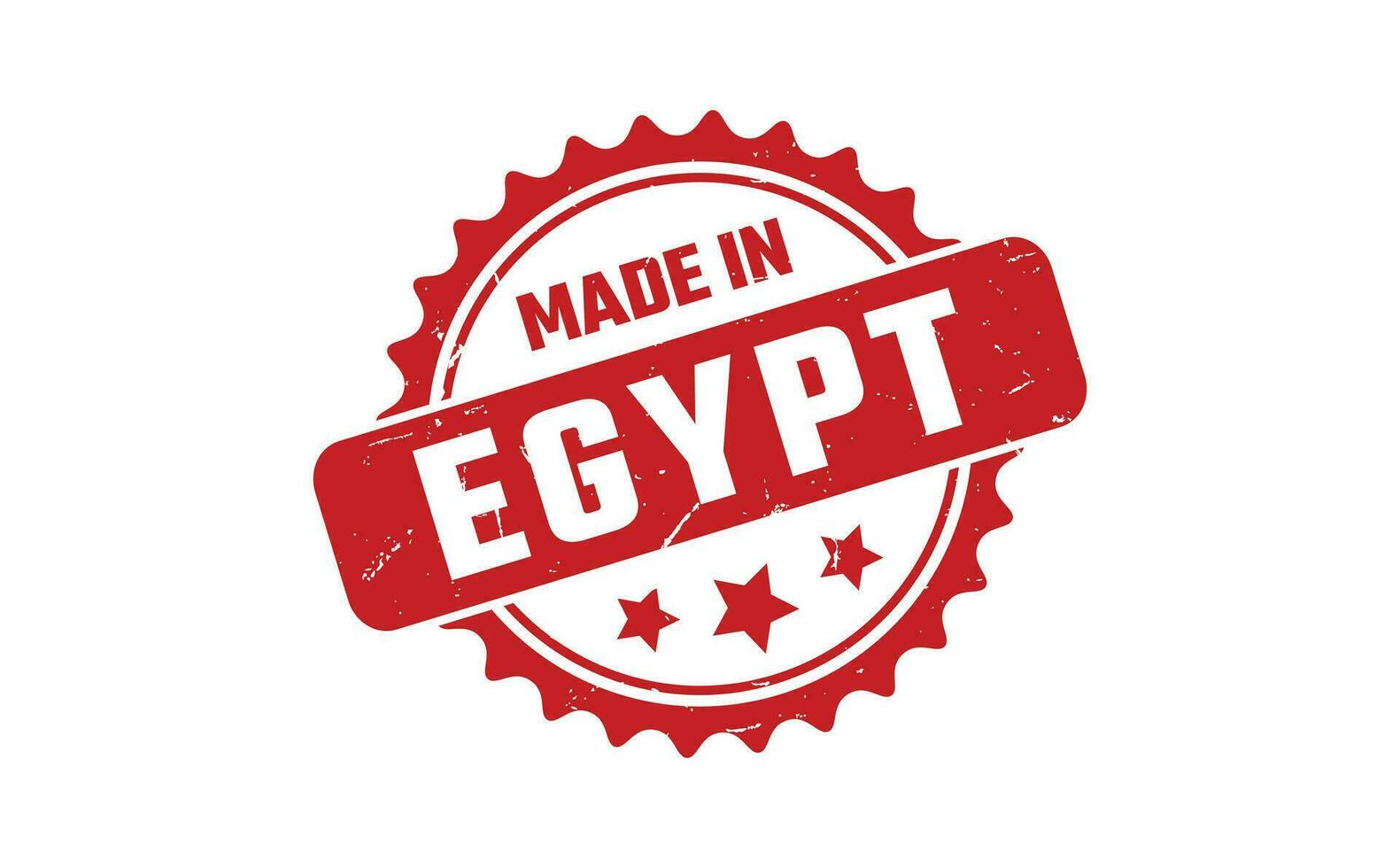 Made In Egypt Rubber Stamp vector