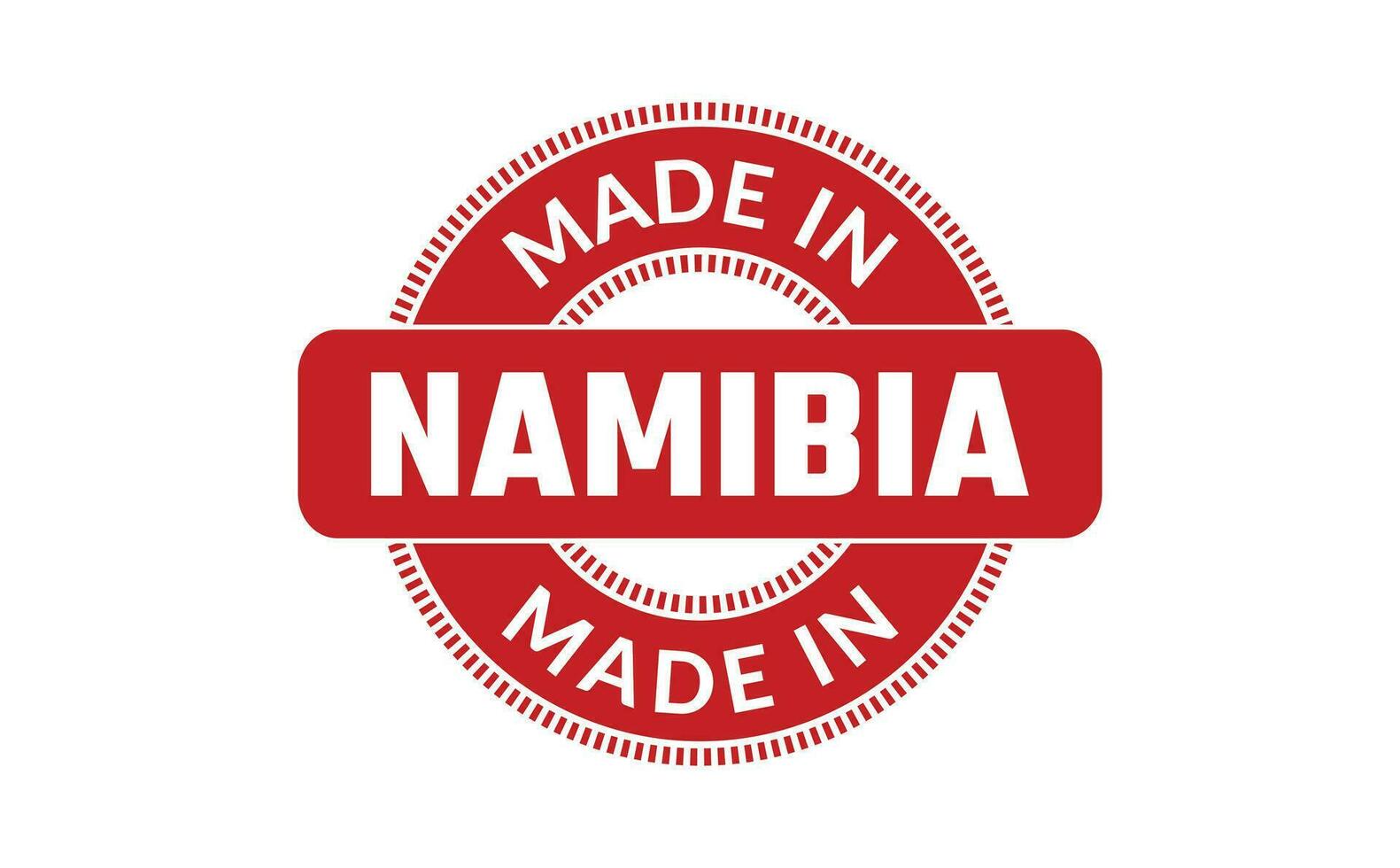 Made In Namibia Rubber Stamp vector