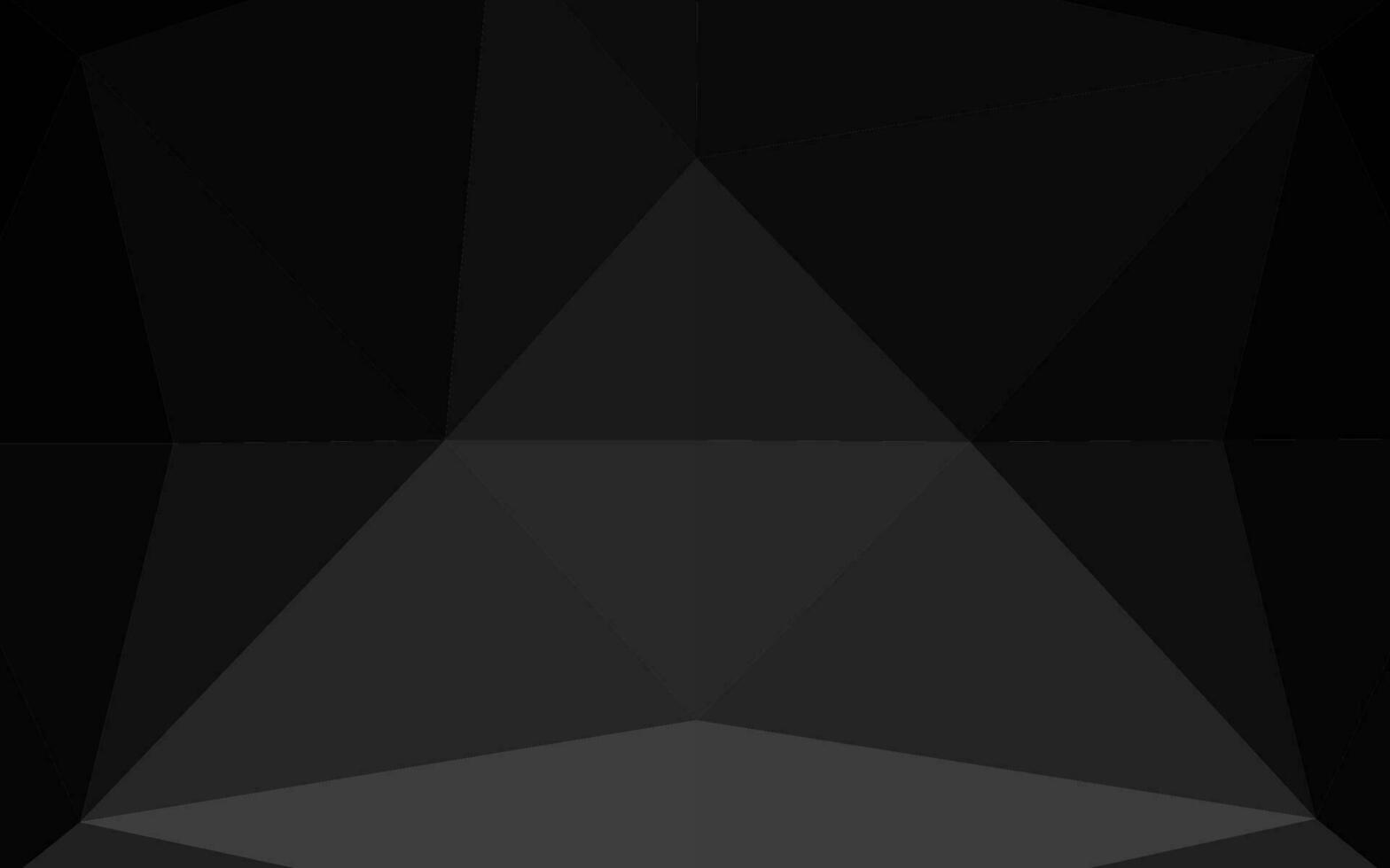 Dark Silver, Gray vector abstract polygonal texture.