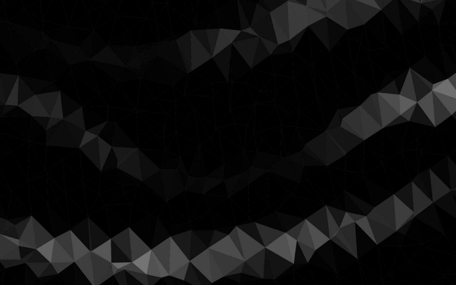 Dark Silver, Gray vector abstract polygonal texture.