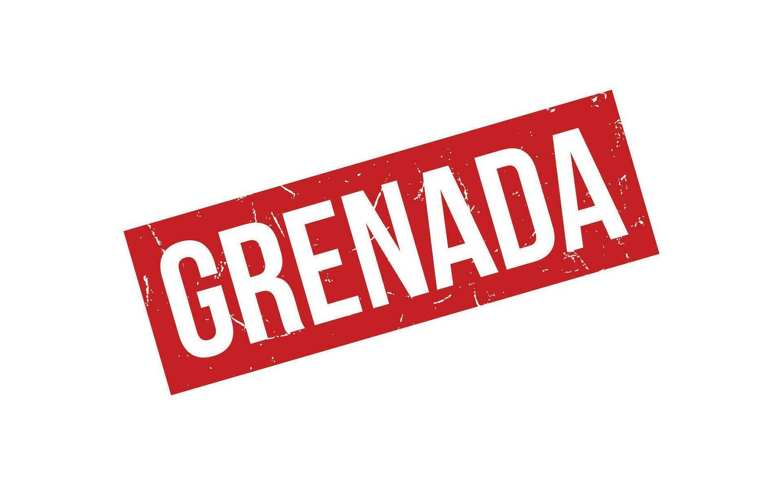 Granada caucho sello sello vector