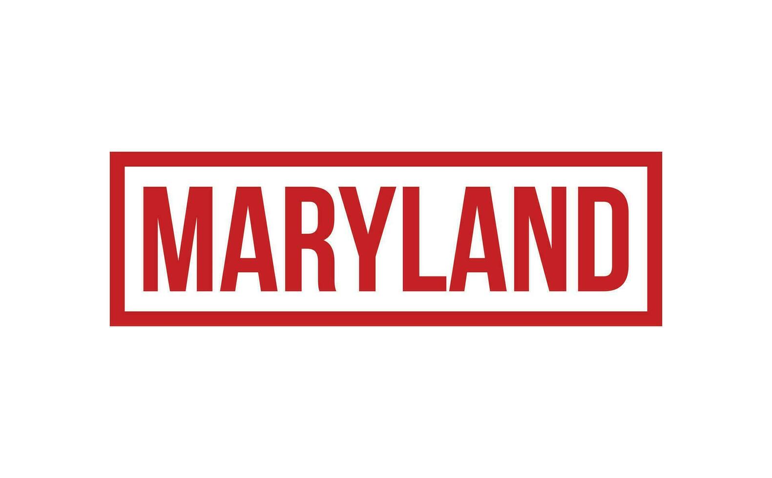 Maryland Rubber Stamp Seal Vector