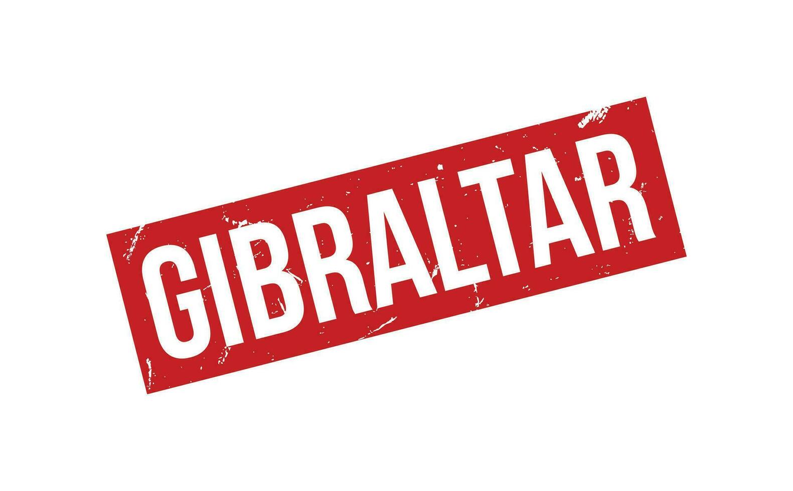 Gibraltar caucho sello sello vector