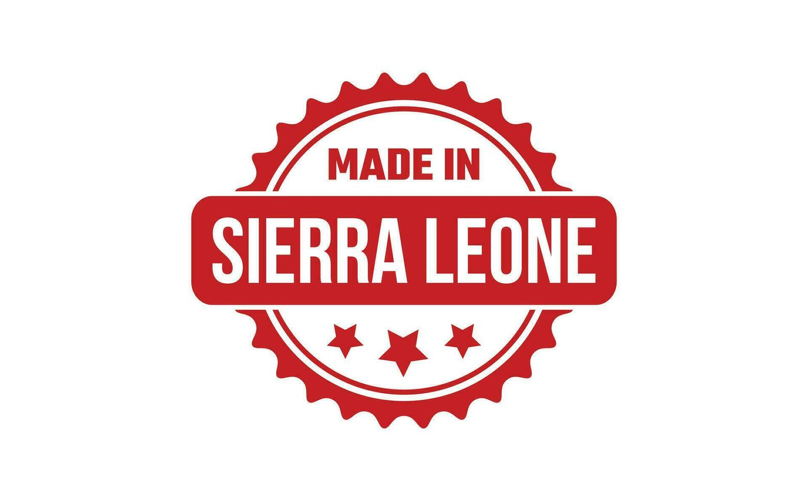 Made In Sierra Leone Rubber Stamp vector