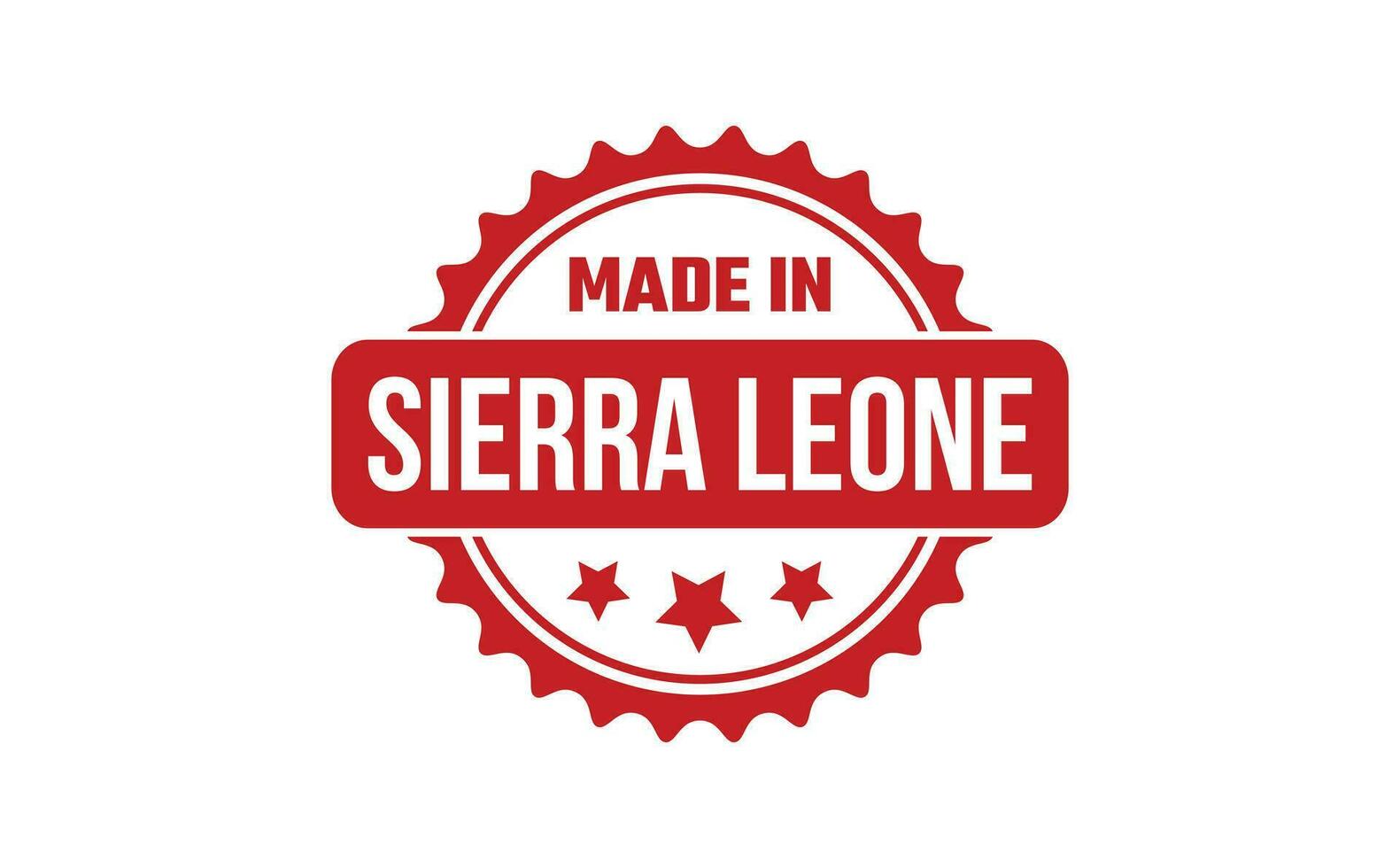 Made In Sierra Leone Rubber Stamp vector