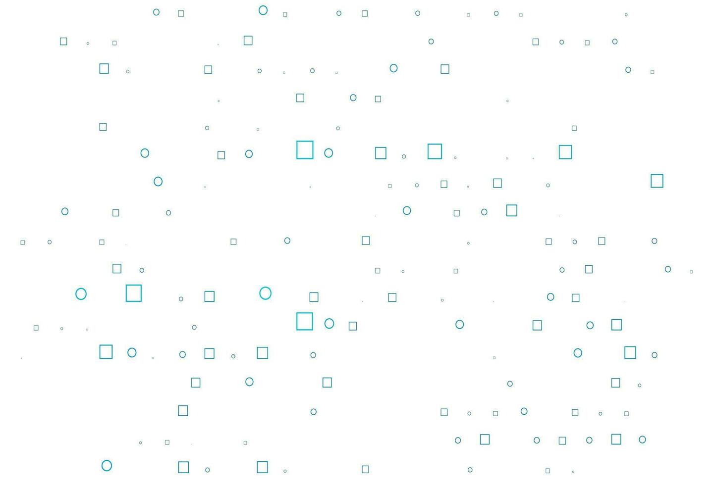 Light BLUE vector layout with circle spots, cubes.